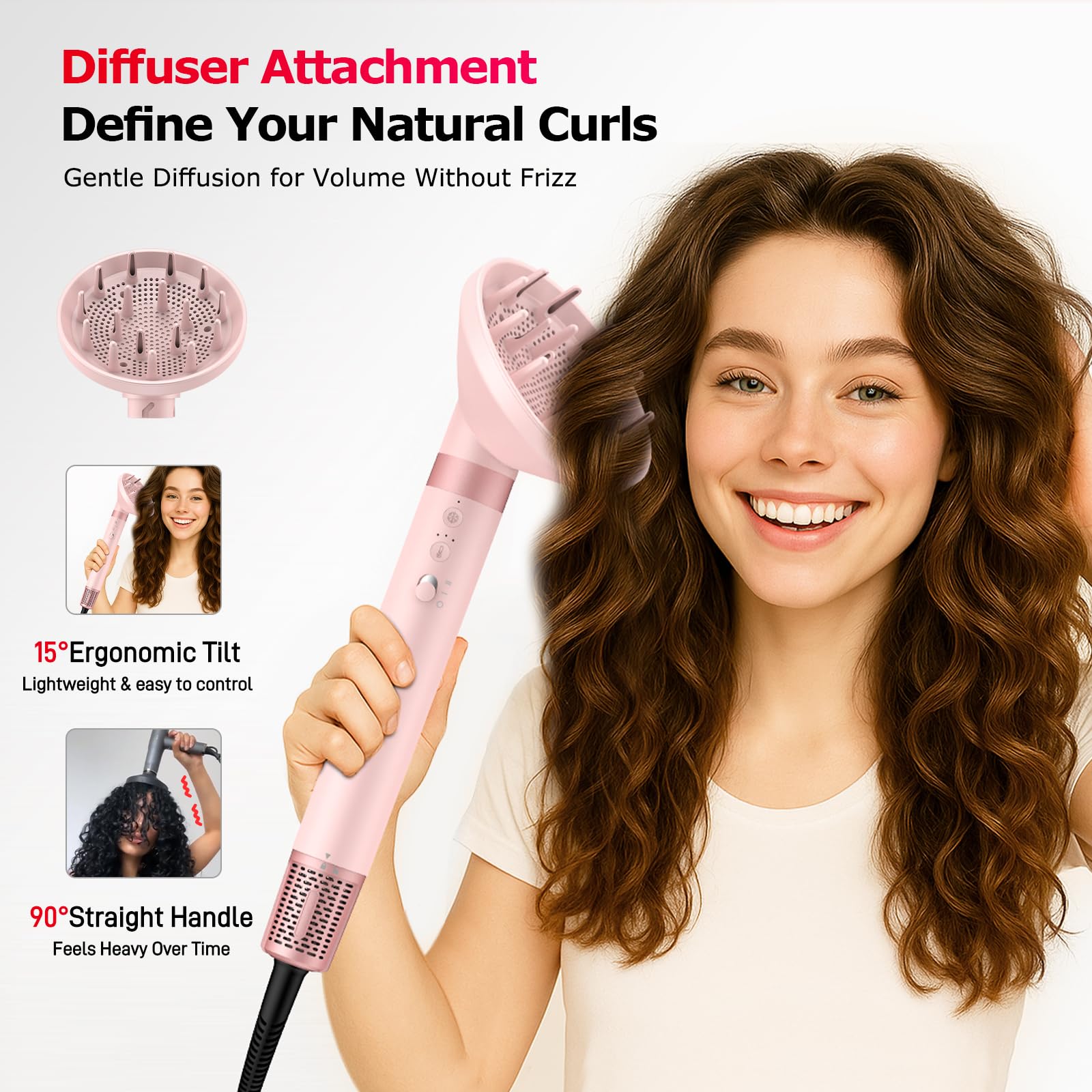 5 In 1 Hair Dryer Brush for Frizz Free Volume