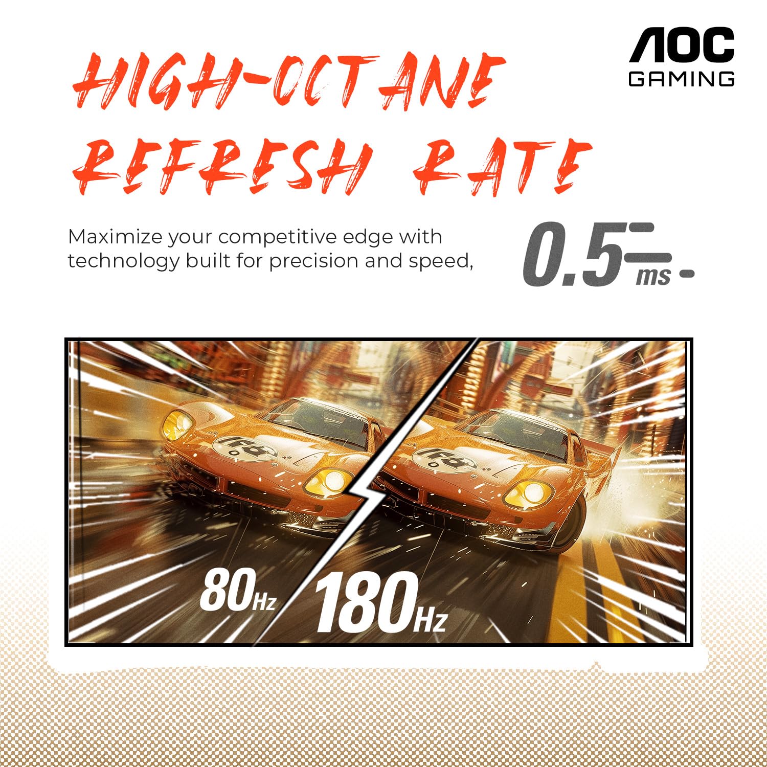 AOC 27 Inch Curved Gaming Monitor with 240Hz Refresh Rate
