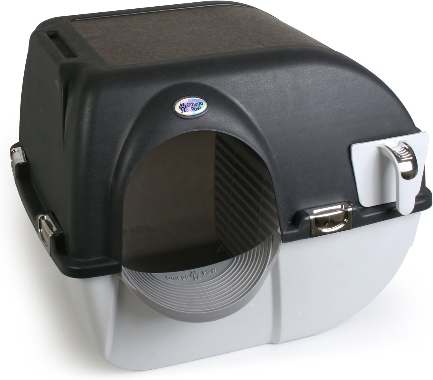 Omega Paw Elite Self Cleaning Litter Box with Durable Design