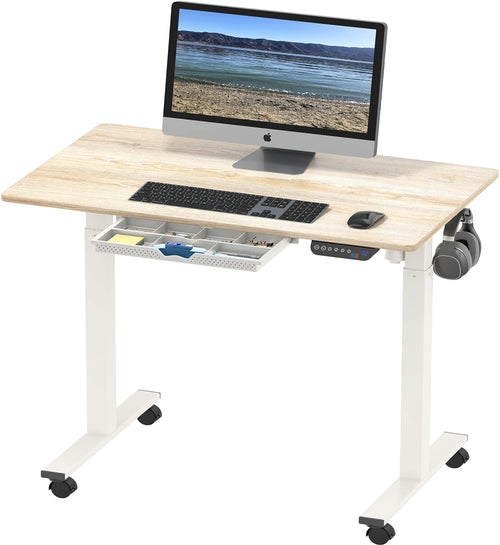 40 Inch Electric Height Adjustable Sit to Stand Desk