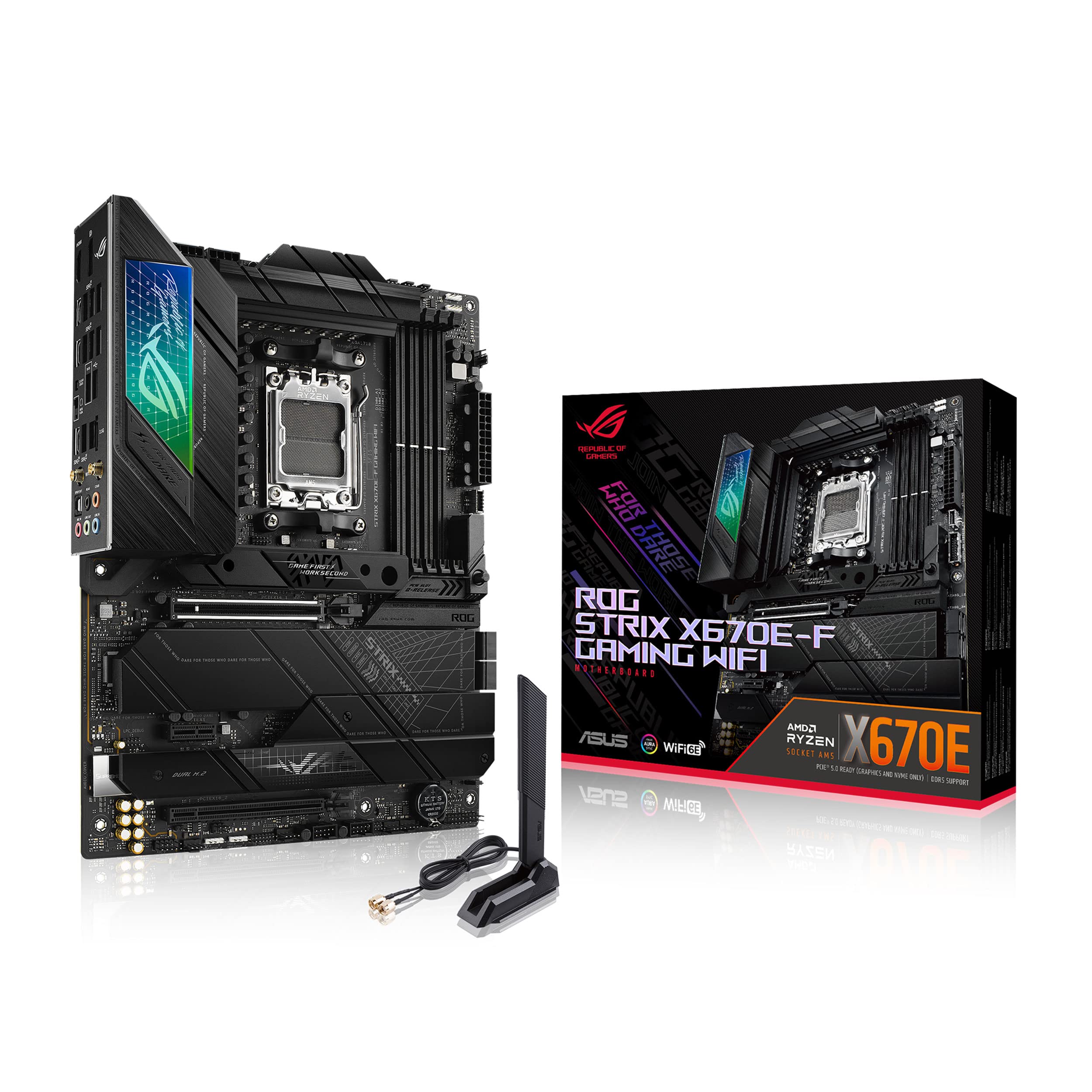 ASUS ROG Crosshair X870E Hero Motherboard with AI Overclocking