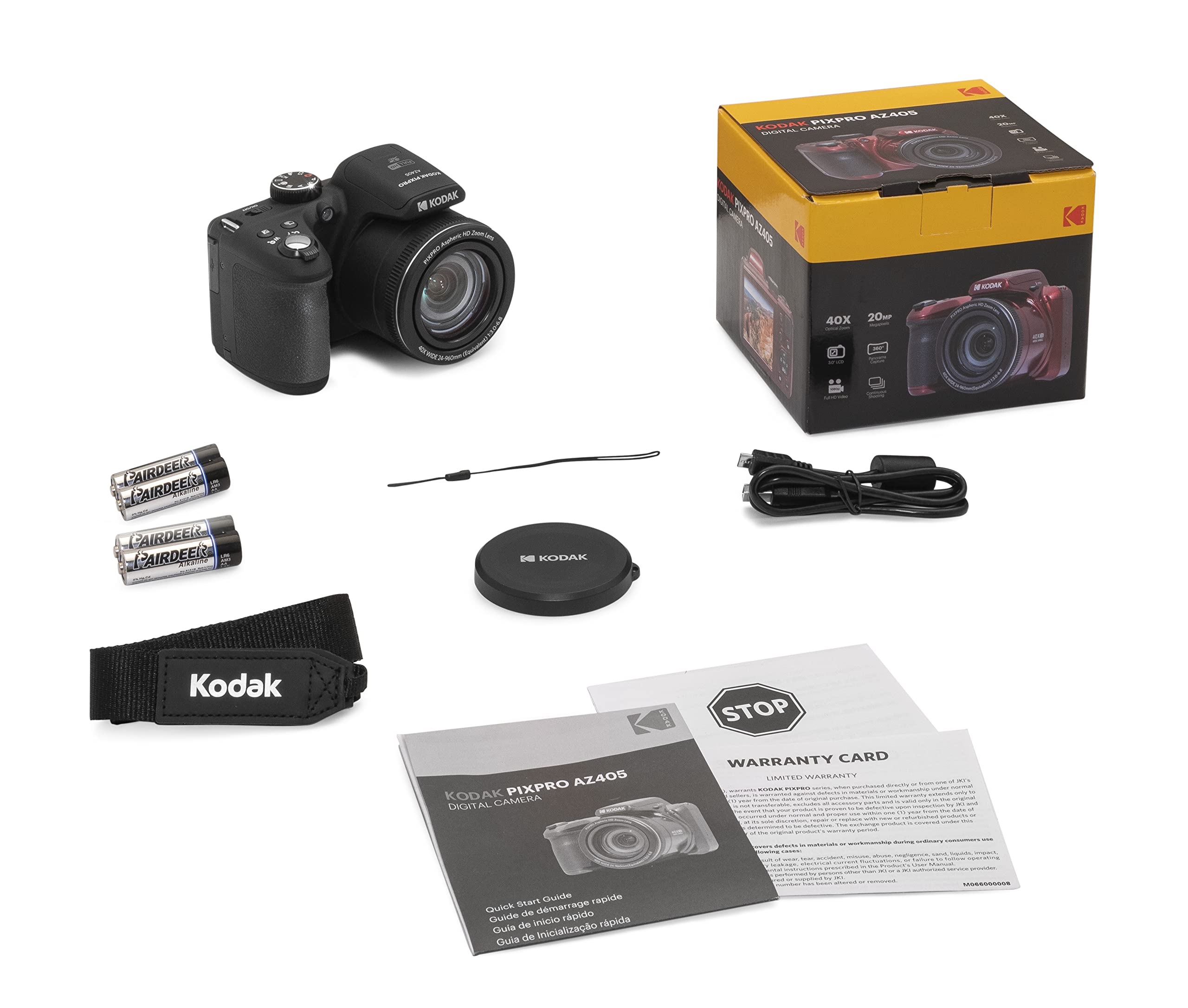 Kodak Pixpro Az405 20MP Camera with 40X Zoom