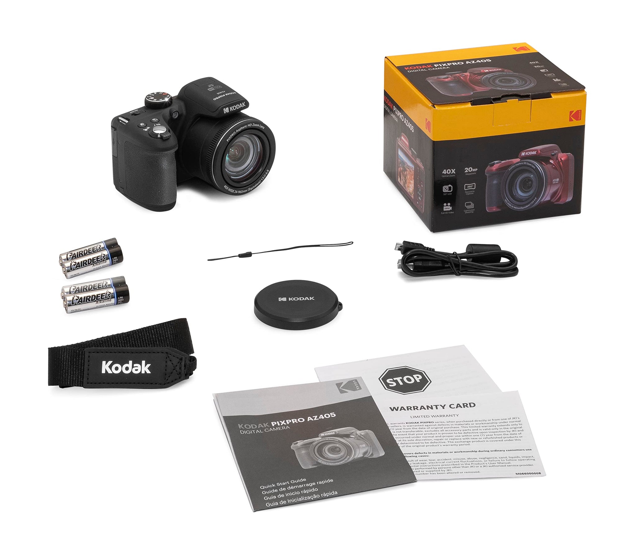 Kodak Pixpro Az405 20MP Camera with 40X Zoom