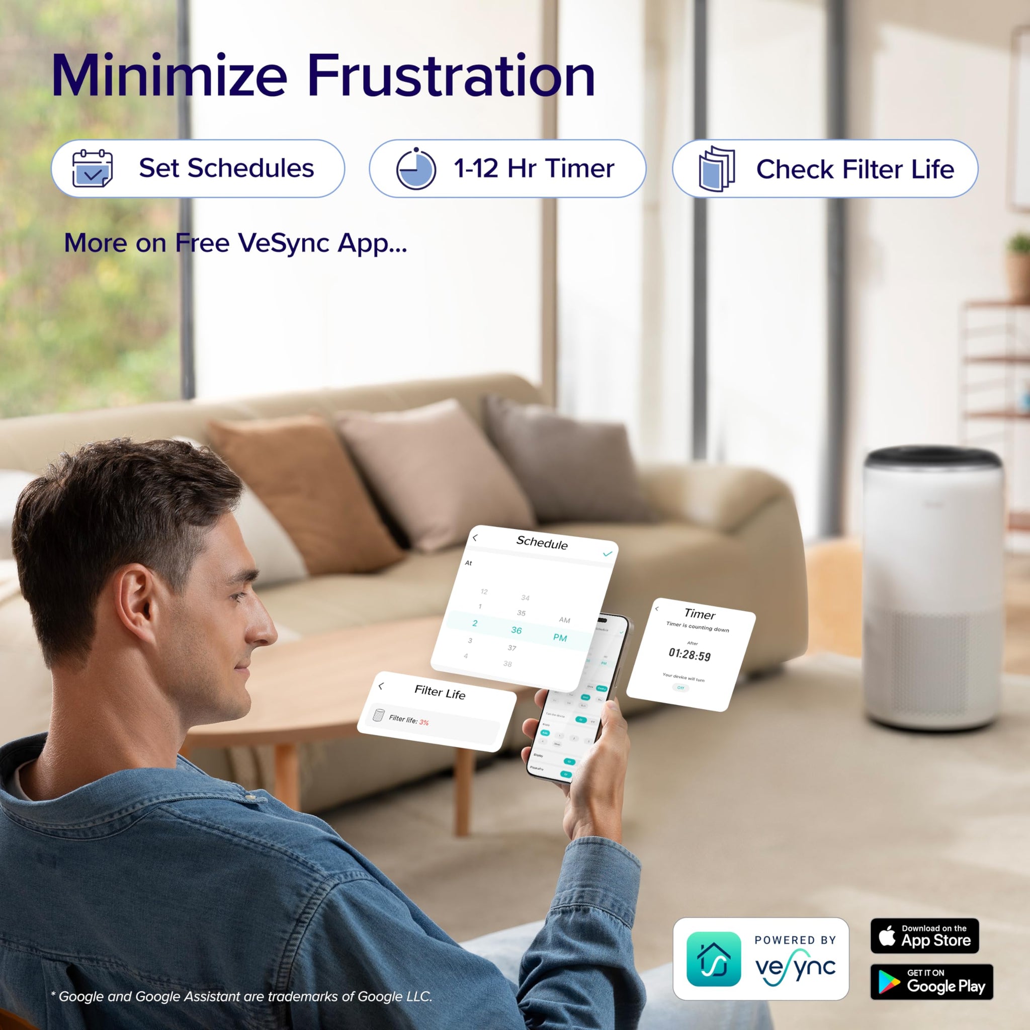 Levoit Smart Air Purifier for Large Rooms