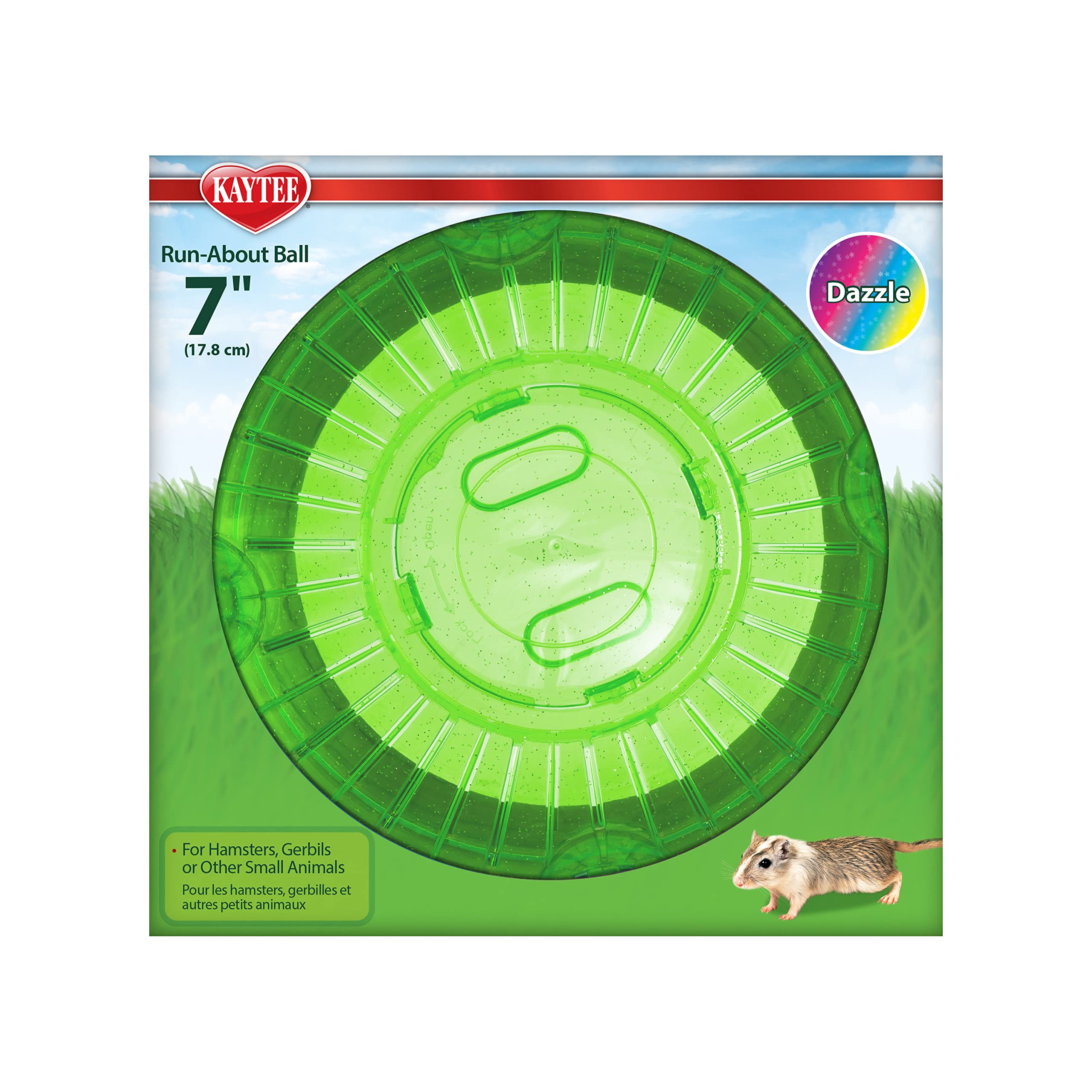Kaytee 5 Inch Clear Exercise Ball for Dwarf Hamsters