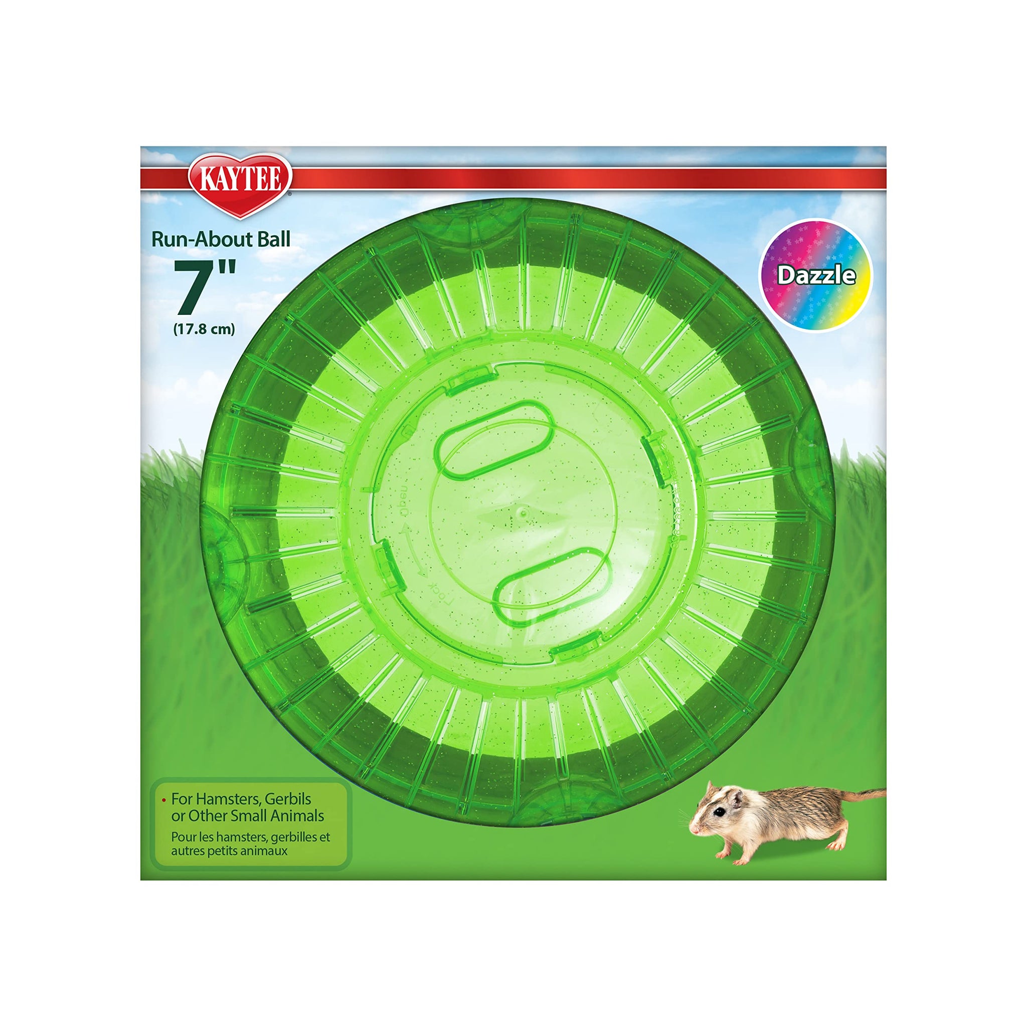 Kaytee 5 Inch Clear Exercise Ball for Dwarf Hamsters