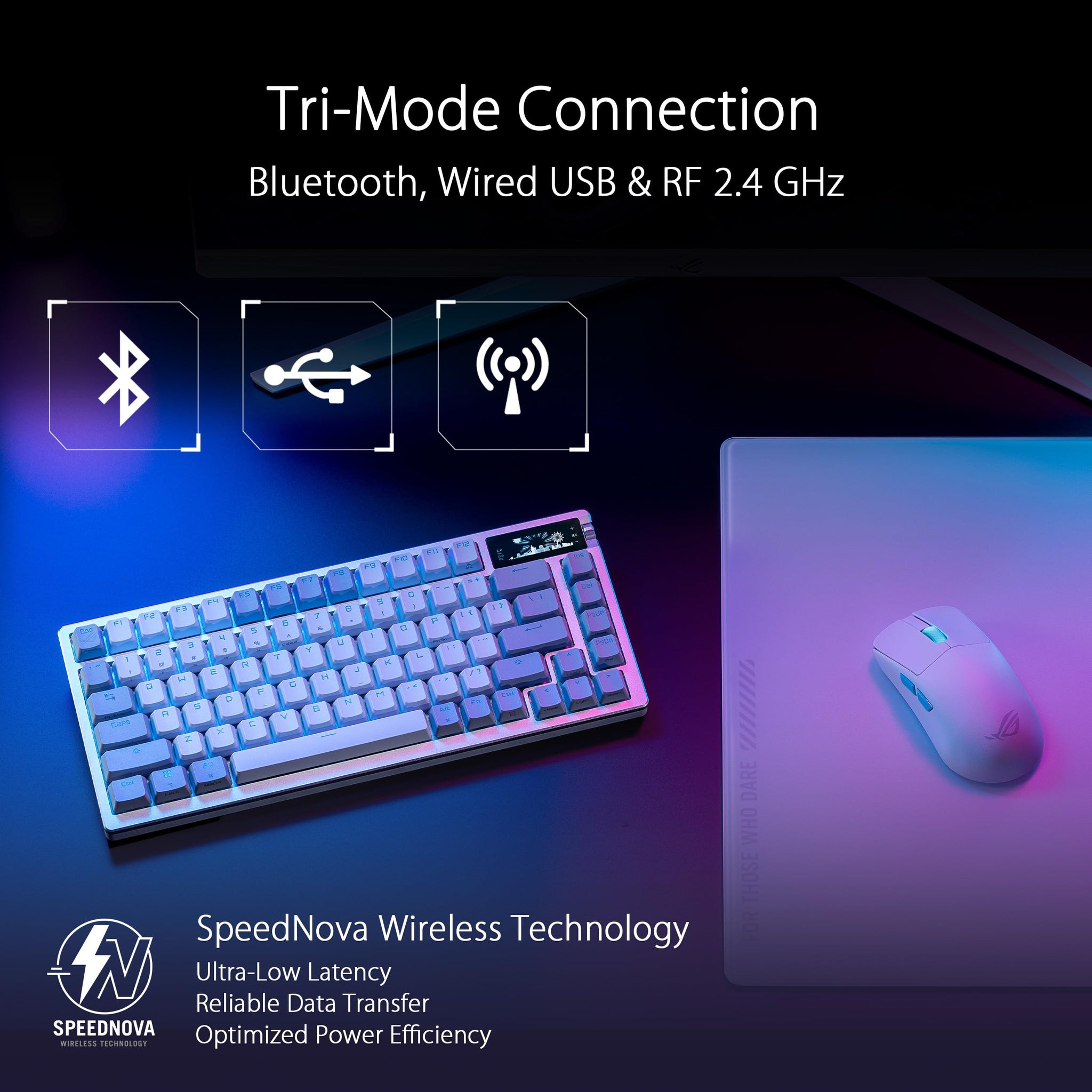 ASUS ROG Azoth Wireless Custom Gaming Keyboard Benefits