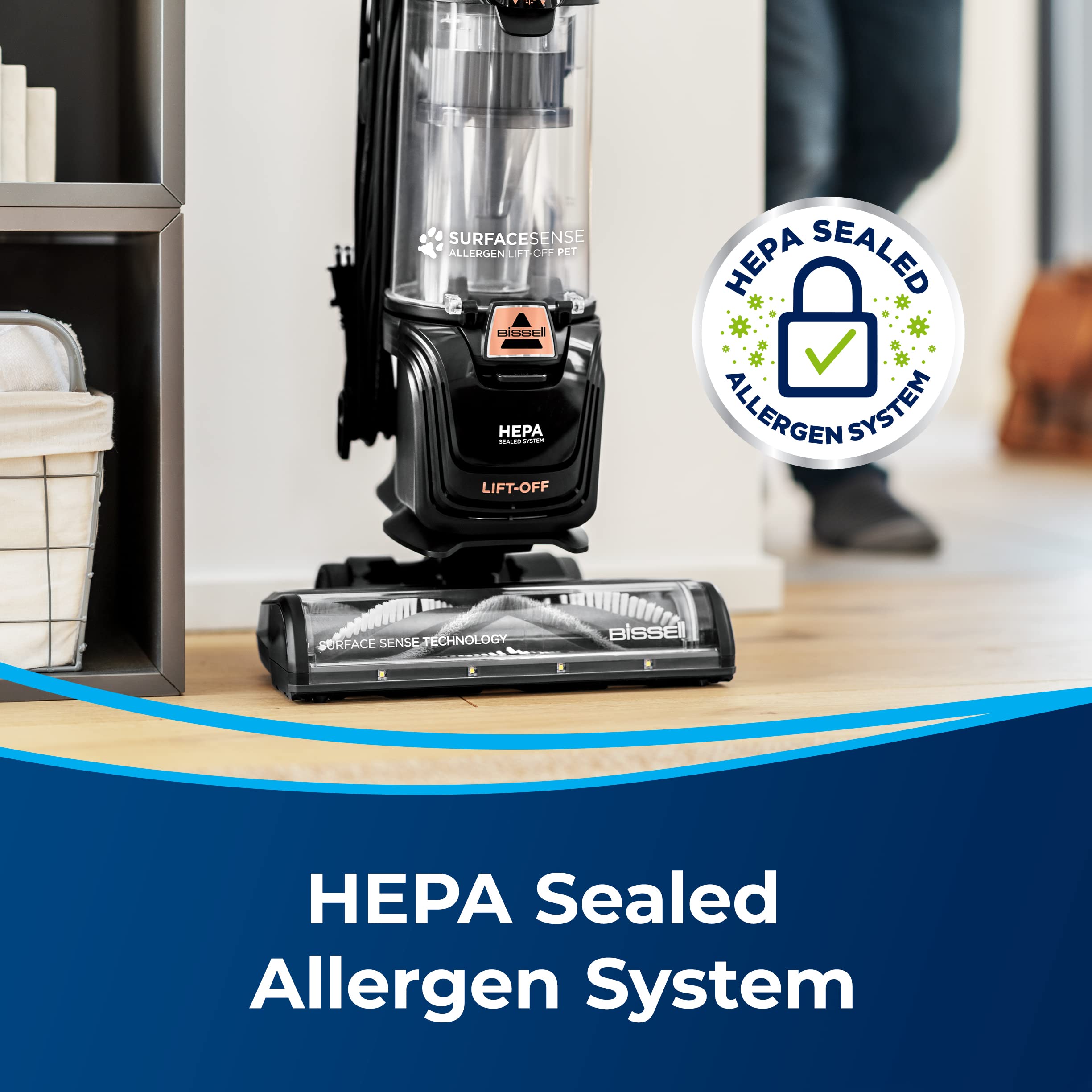 Bissell SurfaceSense Pet Vacuum with Lift-Off Technology