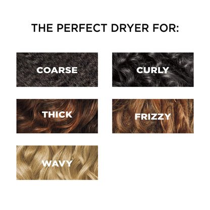 InfinitiPRO Hair Dryer with Diffuser for Frizz Free Curls