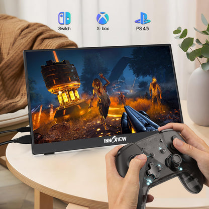 InnoView 15 Inch Portable Monitor FHD 1080P HDMI USB C