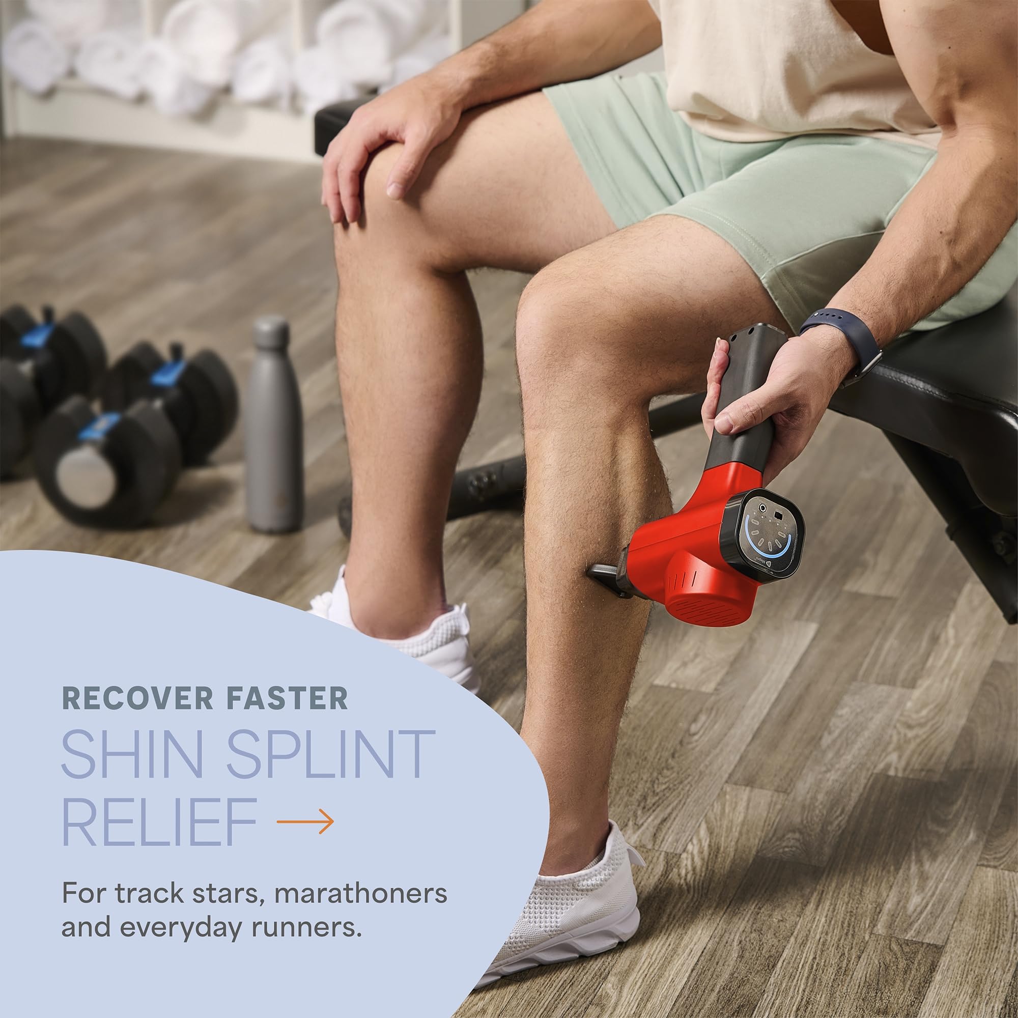 LifePro Deep Tissue Massage Gun with Multiple Heads