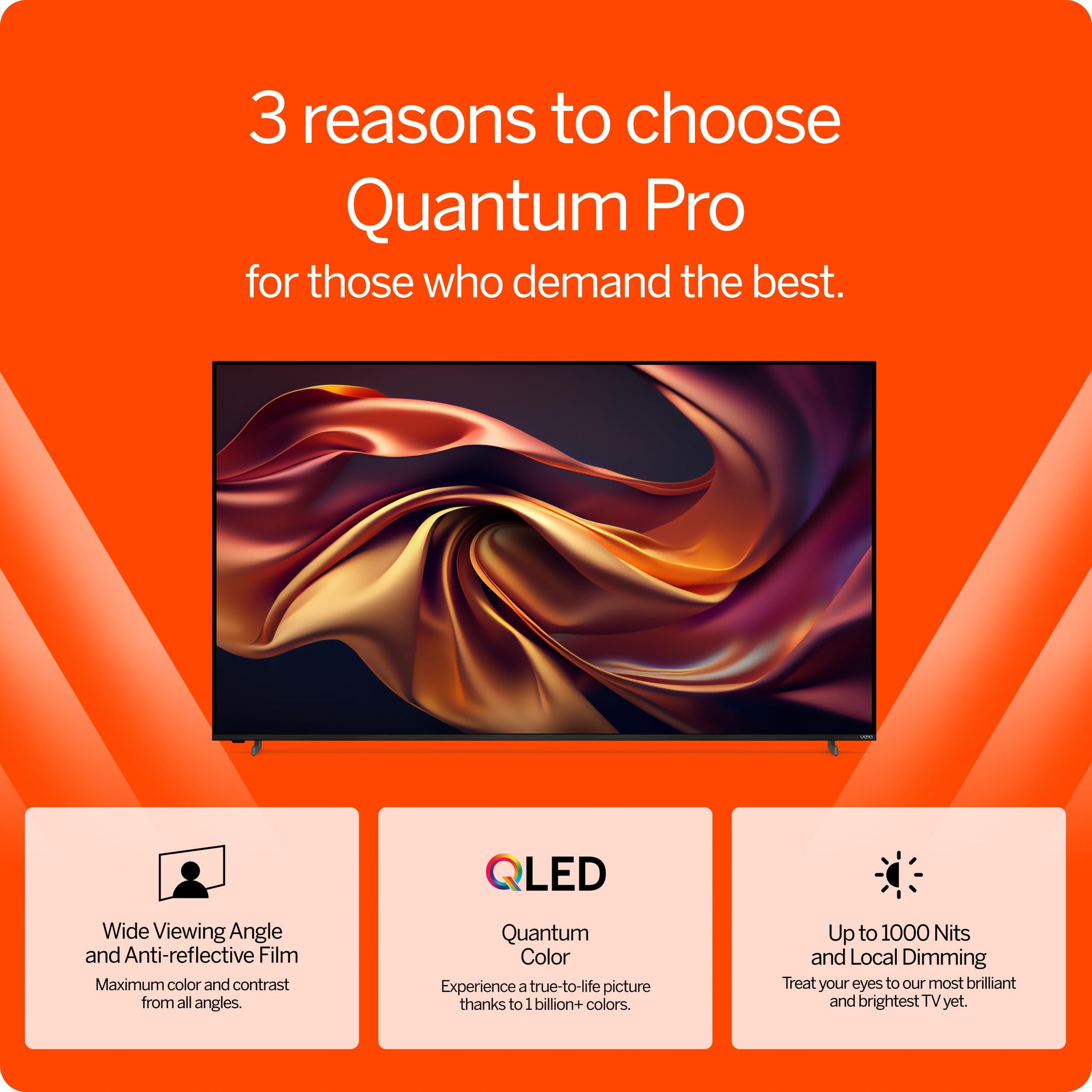 VIZIO 50 Inch 4K Quantum Pro Smart TV with Dolby Vision