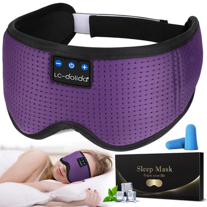 Sleep Headphones Bluetooth Eye Mask for Side Sleepers
