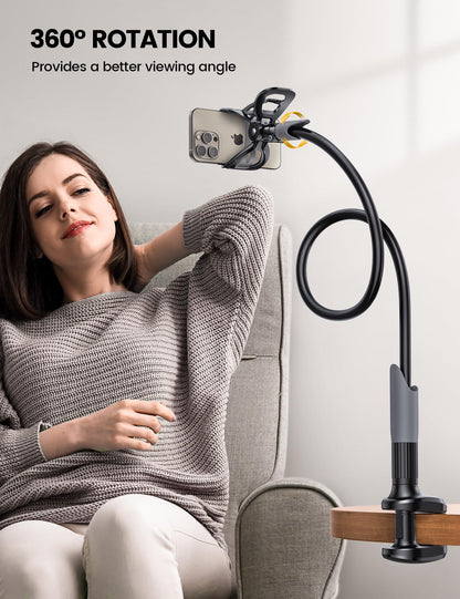 Lamicall Gooseneck Phone Holder for Bed Overhead Mount