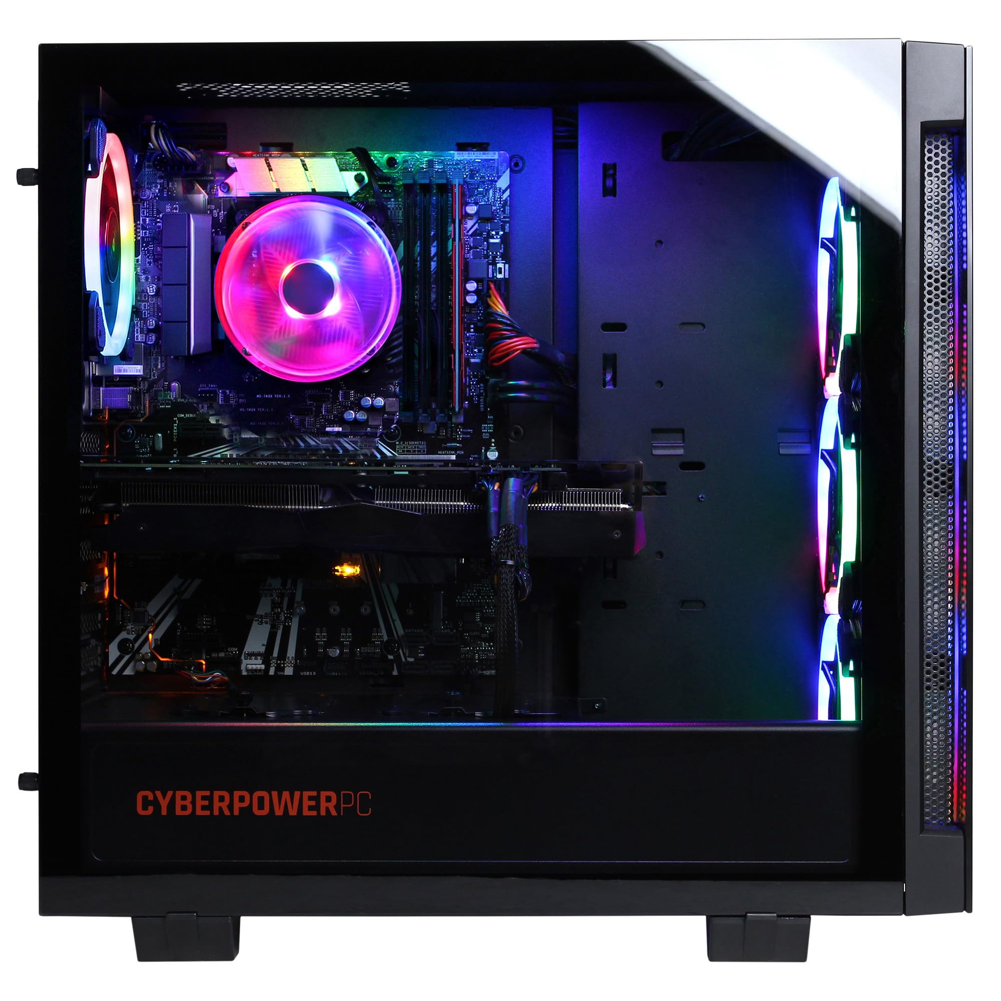 CyberPowerPC Gamer Master Ryzen 5 Gaming PC RX 6400 16GB