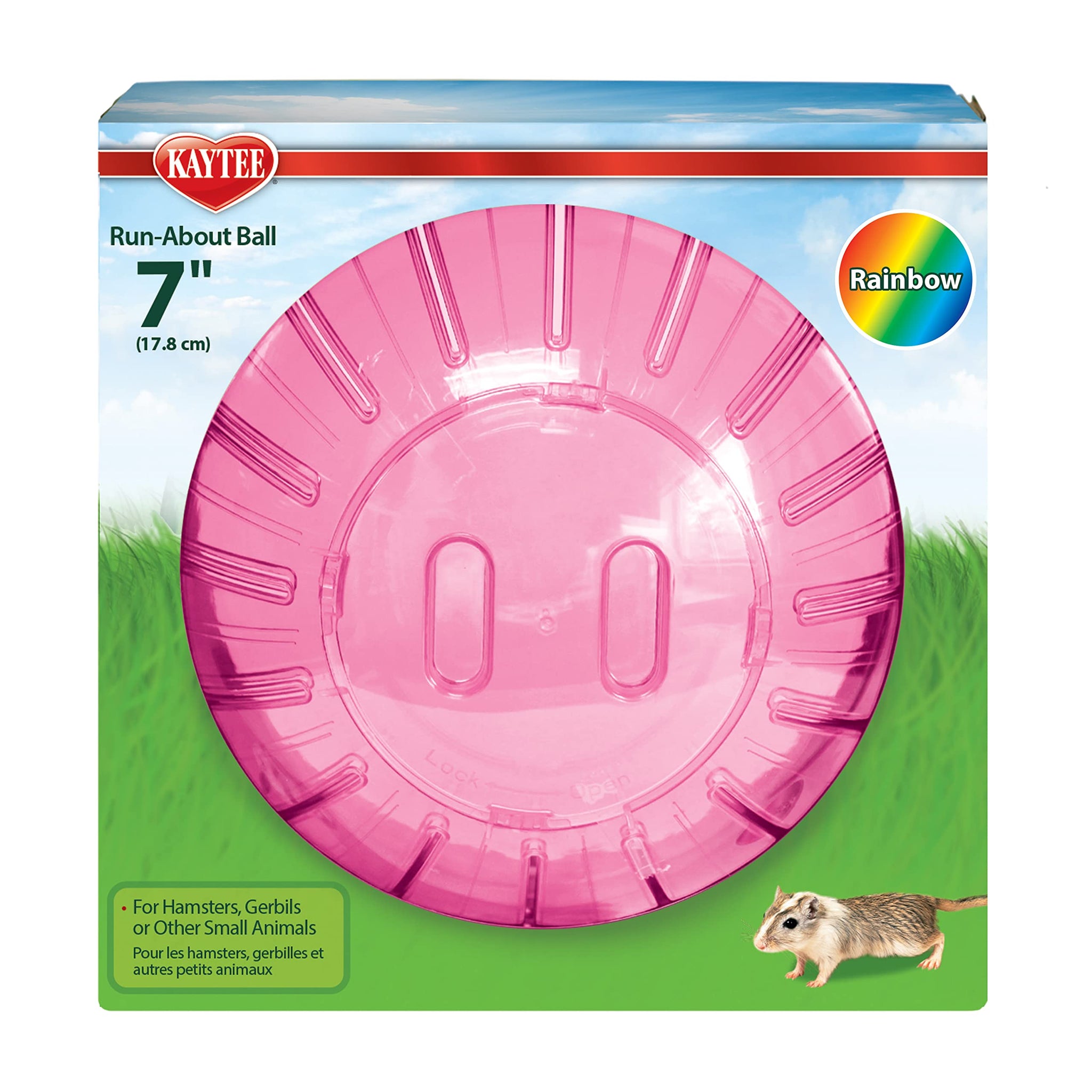 Kaytee 5 Inch Clear Exercise Ball for Dwarf Hamsters