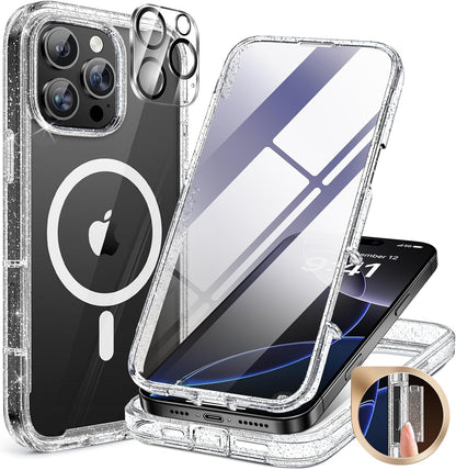 Miracase Glass Series iPhone 11 Rugged Case 6.1 9H Purple