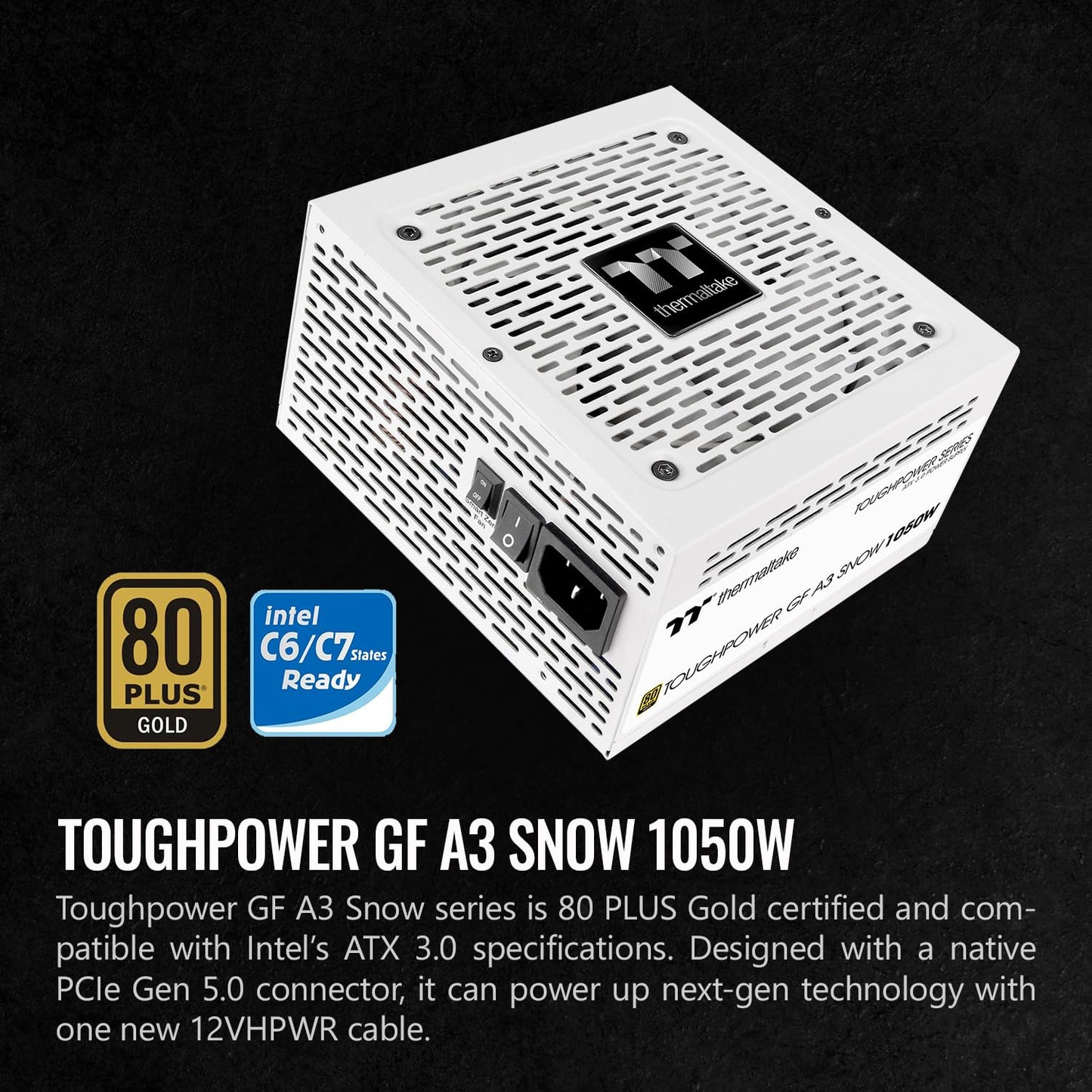 Thermaltake Toughpower GF A3 1050W Power Supply with 10 Year Warranty