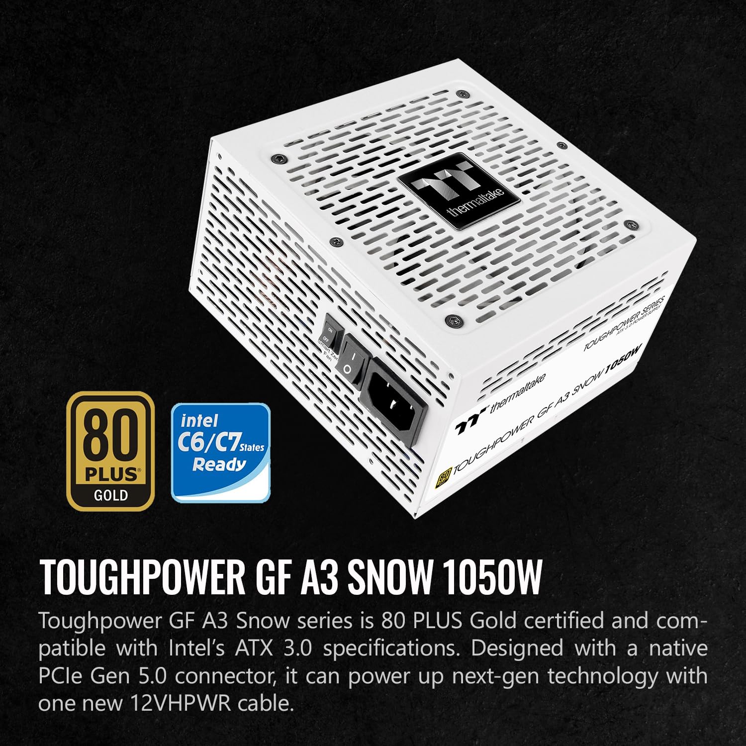 Thermaltake Toughpower GF A3 1050W Power Supply with 10 Year Warranty