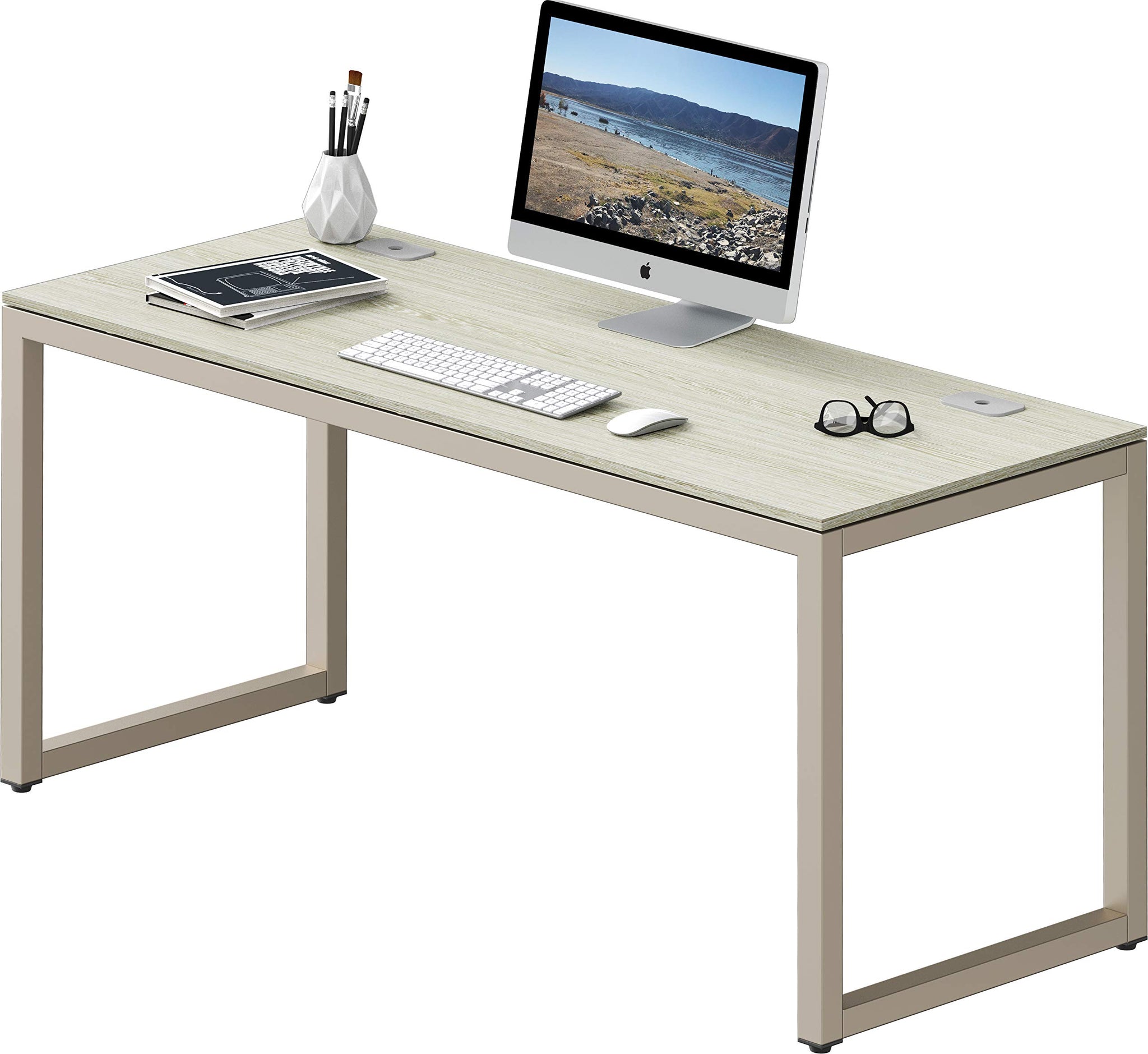 55 Inch Espresso Office Computer Desk for Professionals
