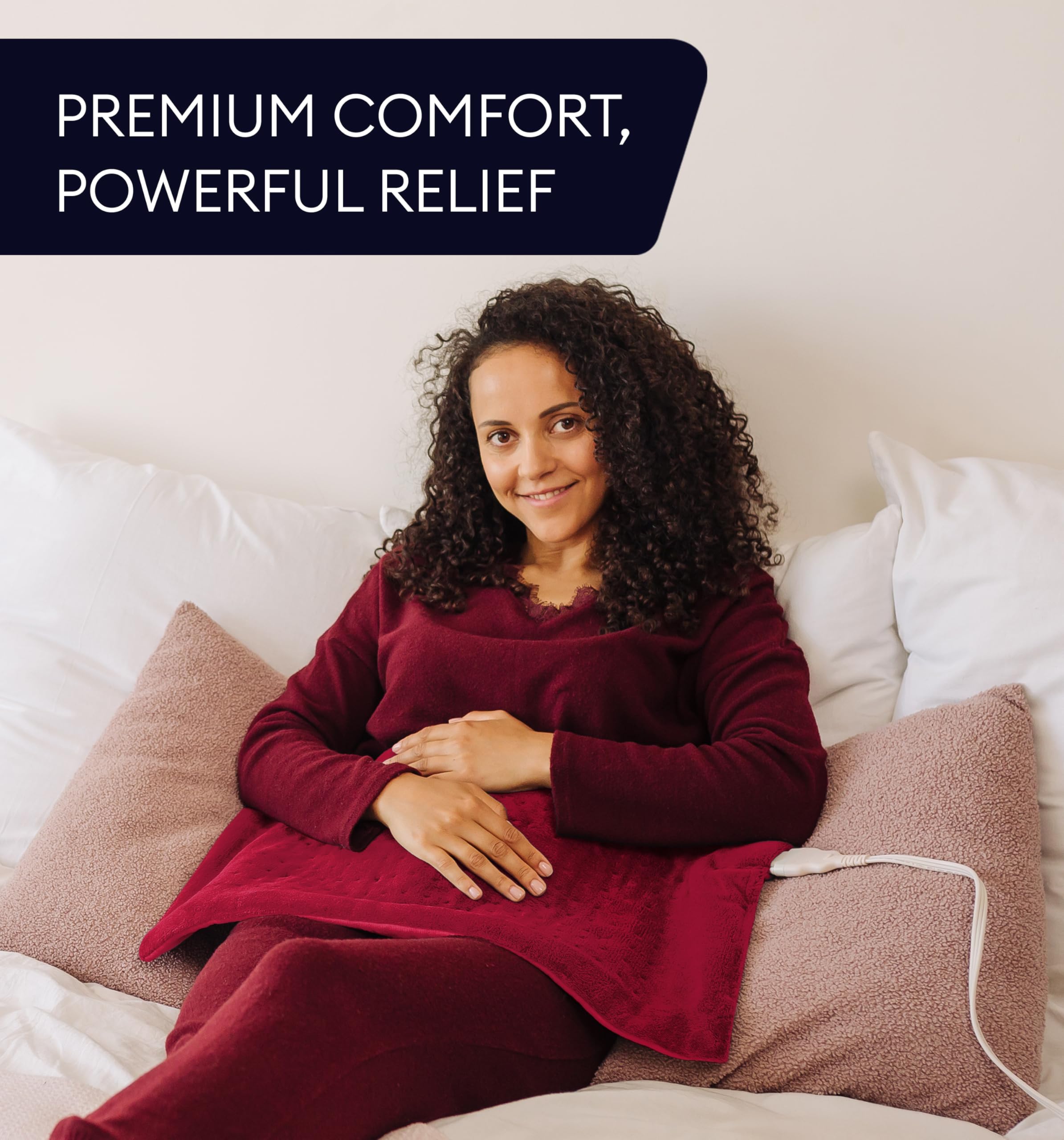 Geniani Large Electric Heating Pad for Pain Relief
