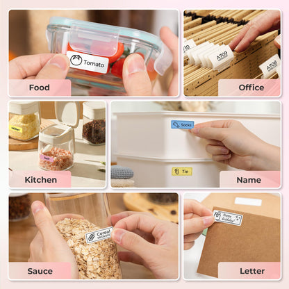 Nelko P21 Bluetooth Label Maker With Tape Wireless Printer