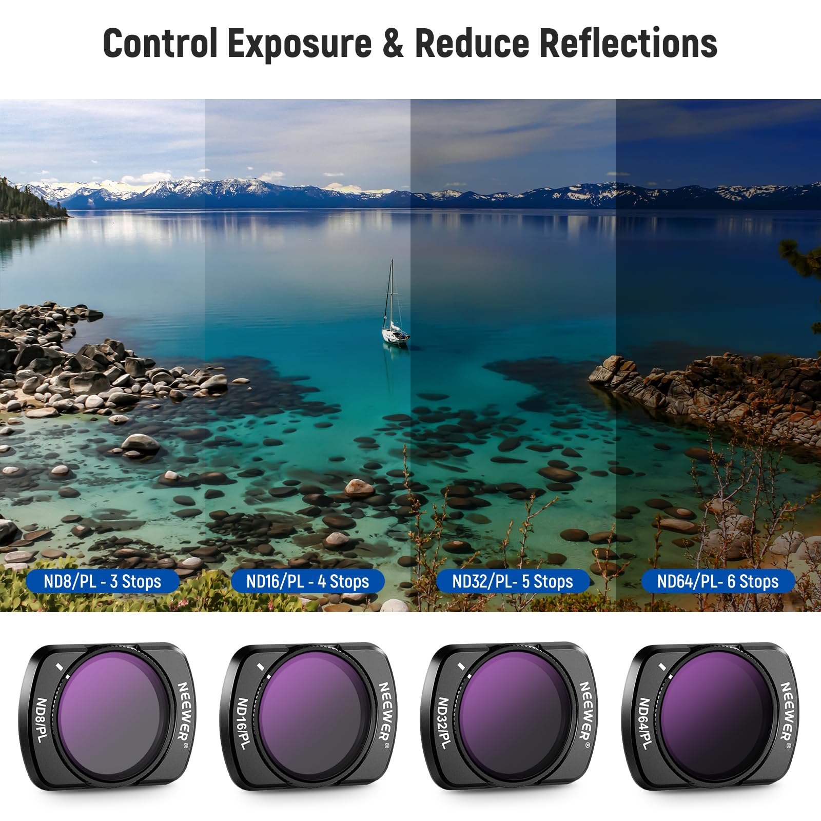 Neewer HD CPL ND Filter Kit for DJI OSMO Pocket