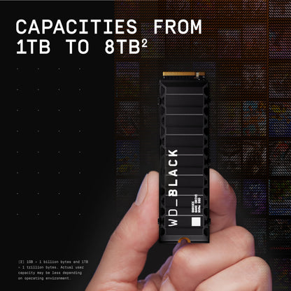 WD Black 2TB SN850X NVMe Gaming SSD for Lightning Fast Speeds