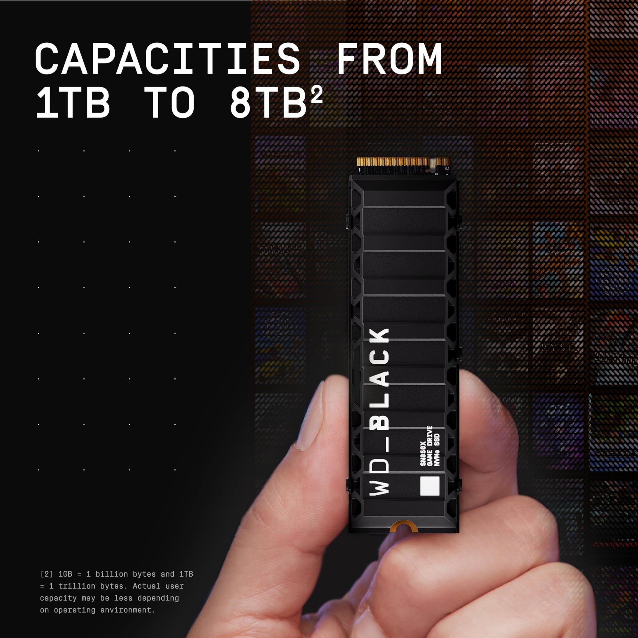 WD Black 2TB SN850X NVMe Gaming SSD for Lightning Fast Speeds