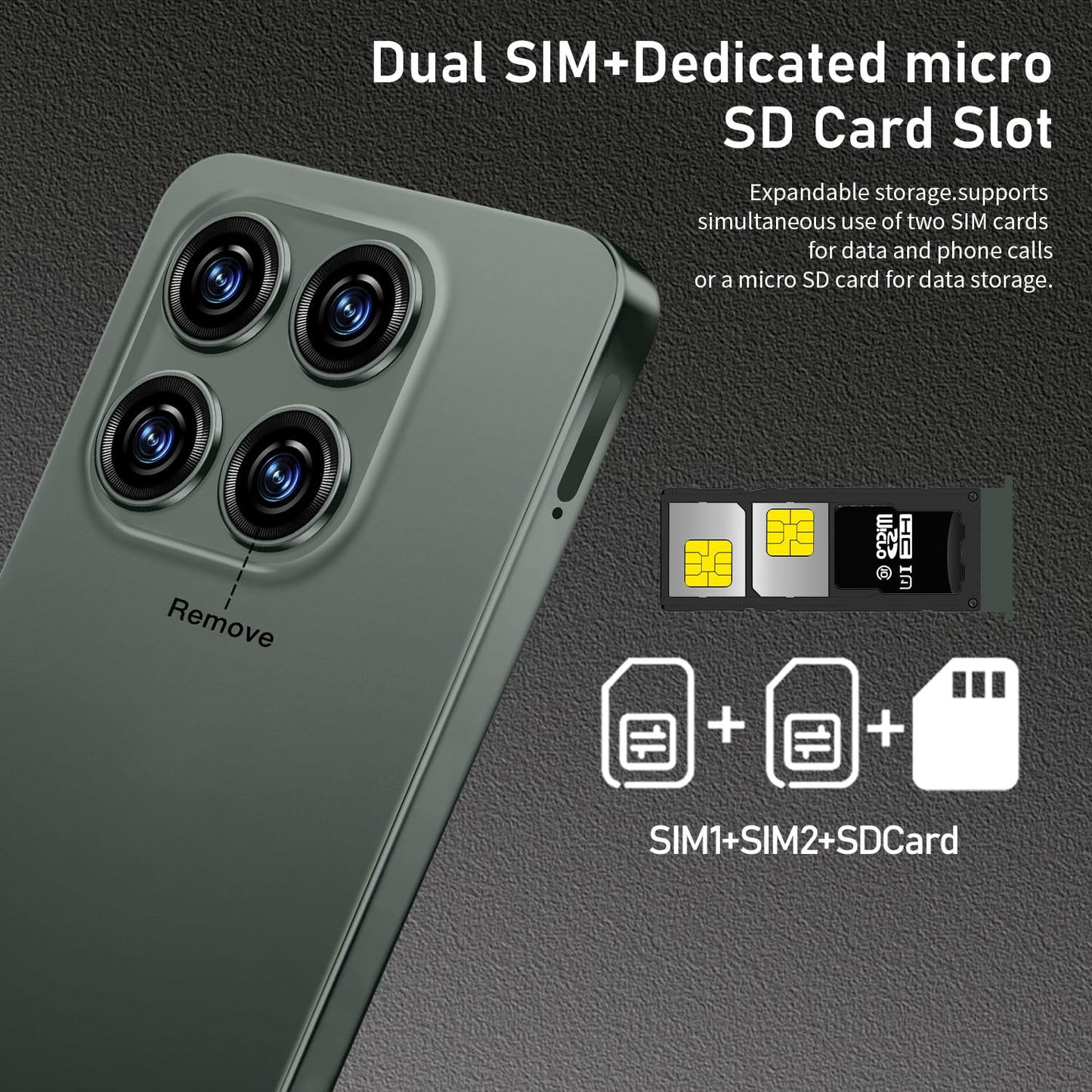 MMY 16PROMA X Unlocked Phone 6.99in HD Android 14 7000mAh 5G 16GB 512GB Deep Blue