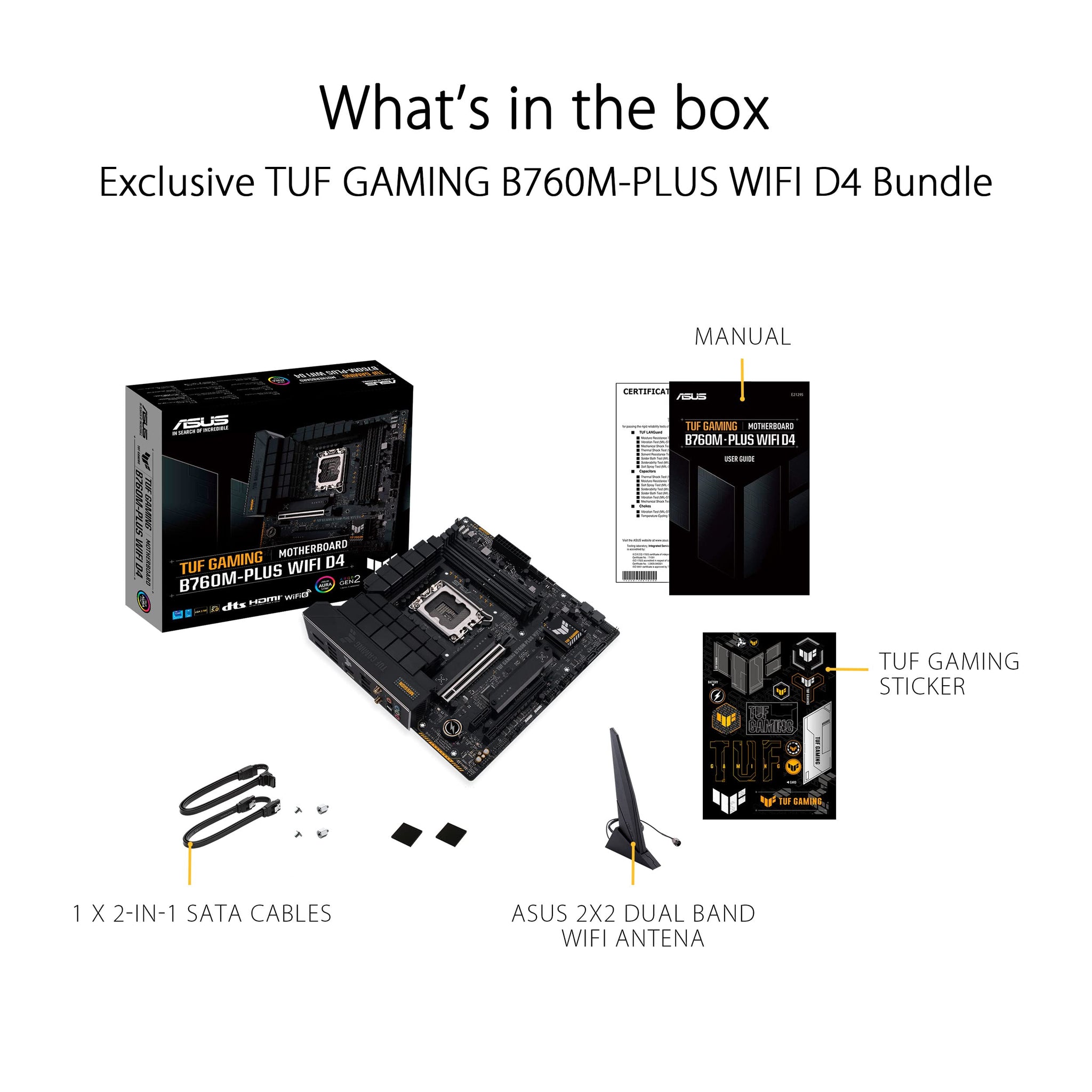 ASUS TUF Gaming B760 Plus WiFi Motherboard for Ultimate Performance