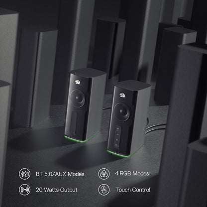 Redragon GS814 Bluetooth Desktop Speakers with Enhanced Bass