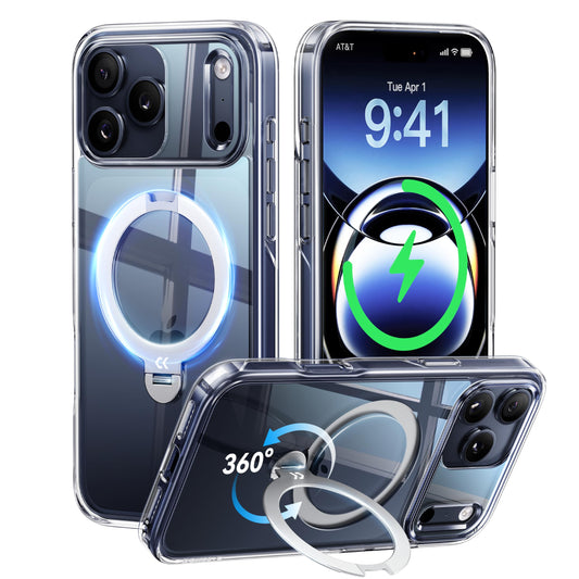 Casekoo Cosmic Orange iPhone 17 Pro Max Case With Stand