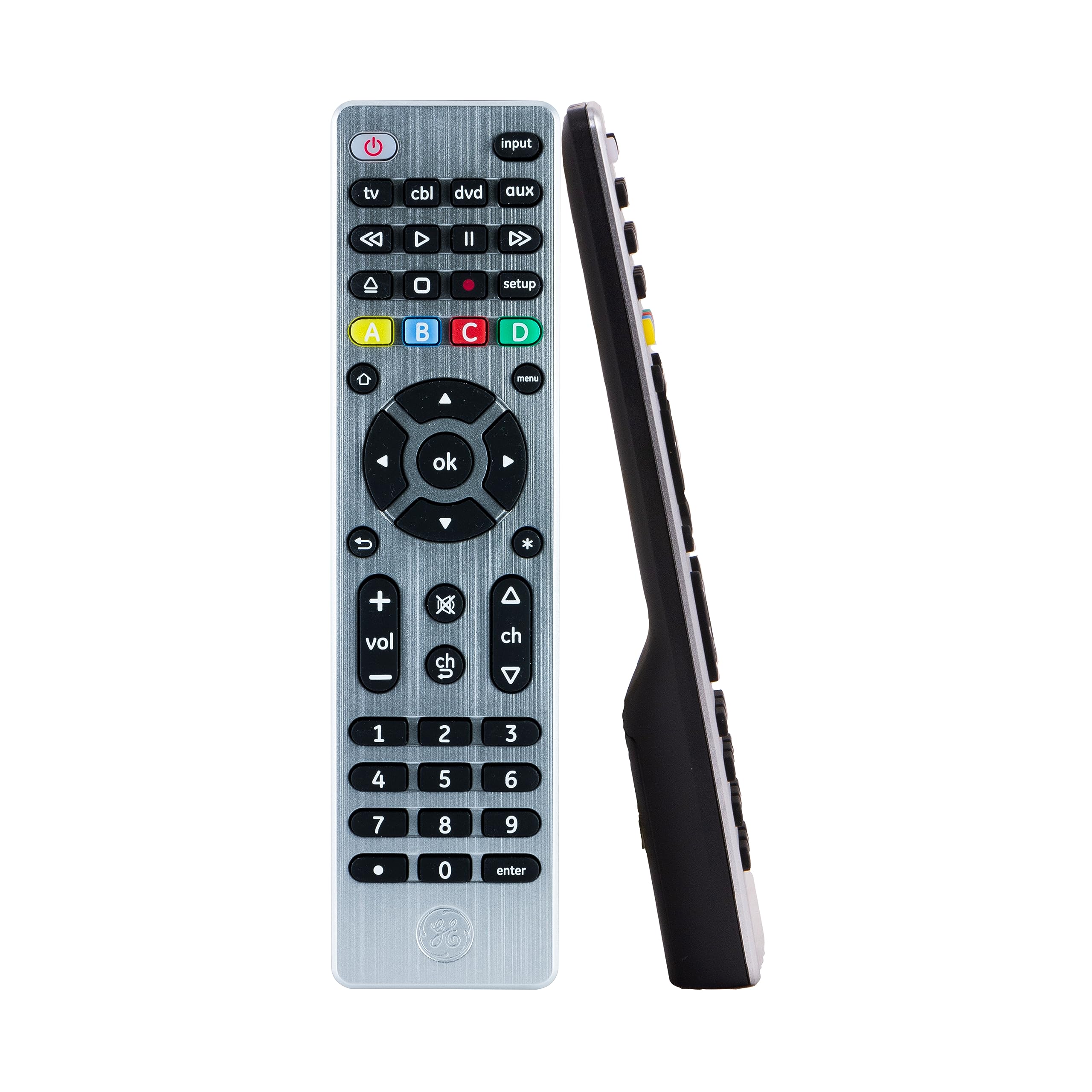 GE Universal Remote Control for 4 Devices Easy Setup
