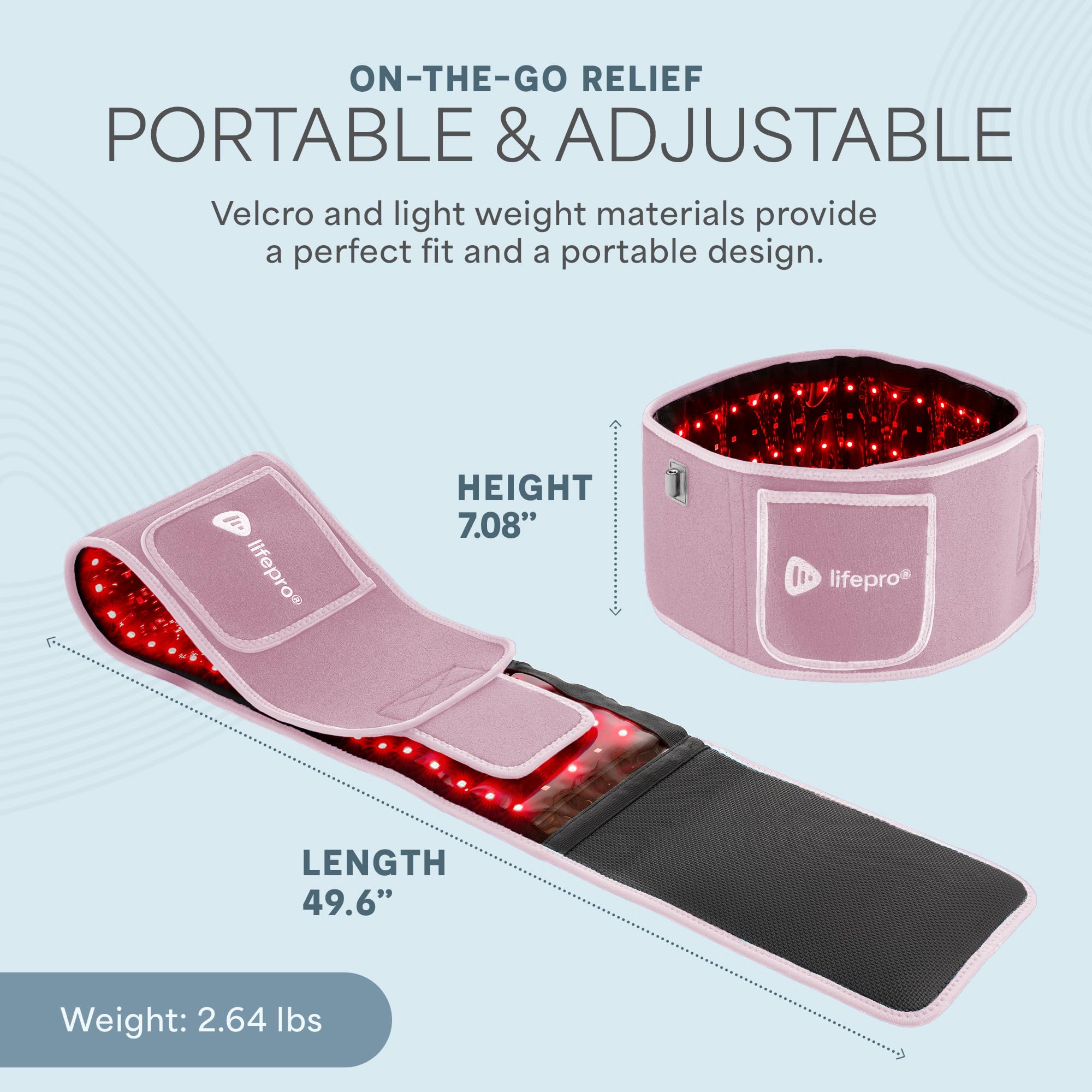 Lifepro Red Light Therapy Belt for Pain Relief