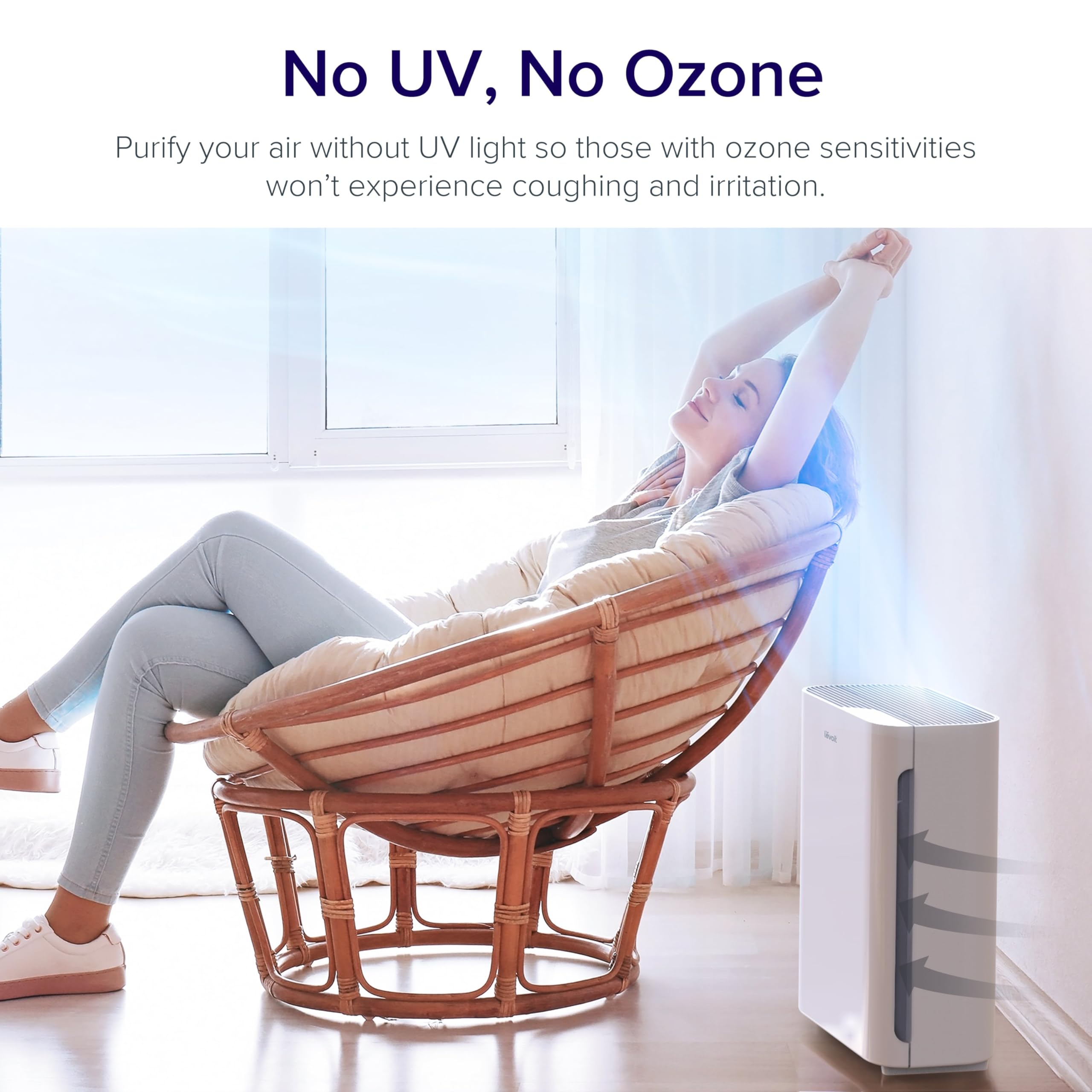 Levoit Air Purifier for Large Rooms with Washable Filter