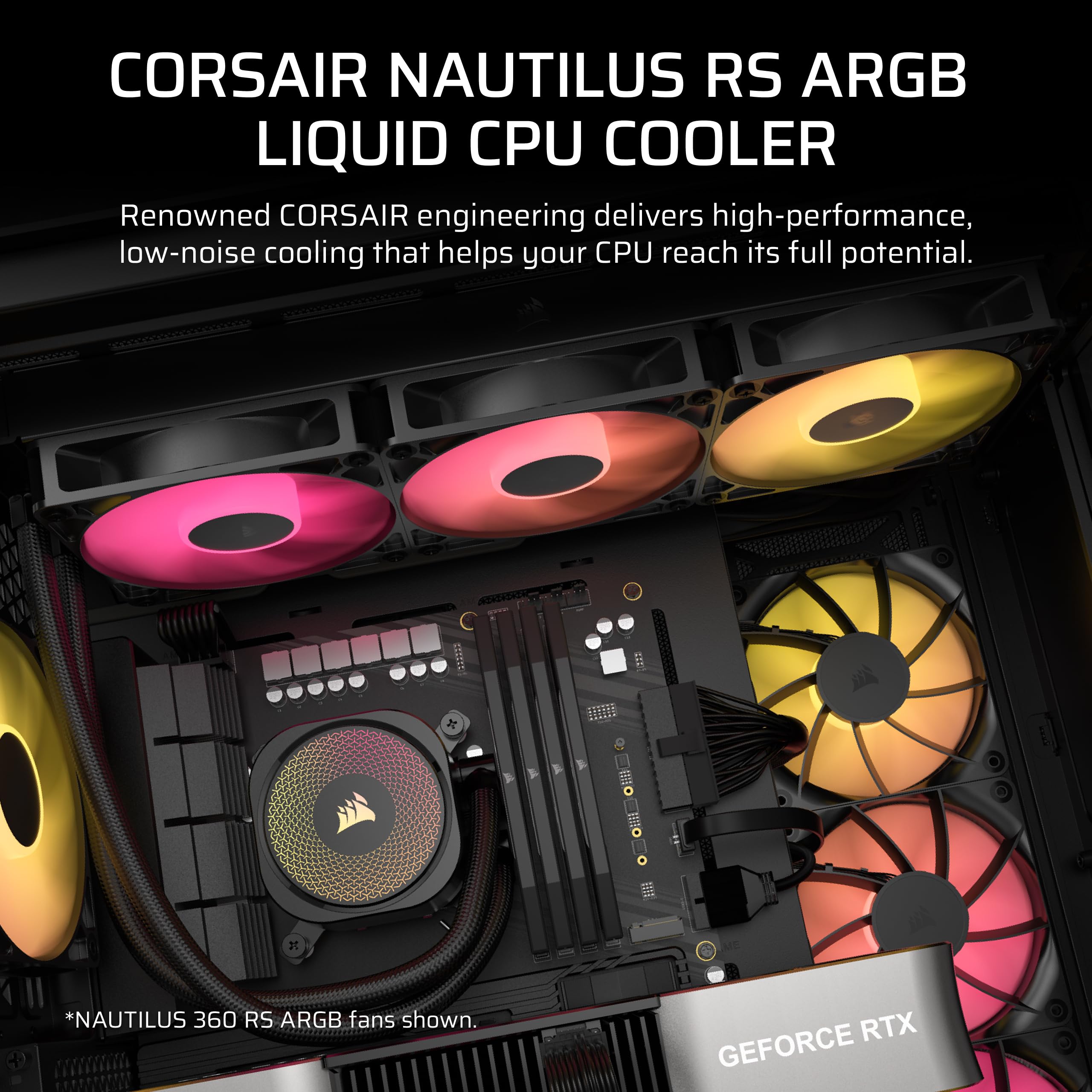 Corsair Nautilus 360 RS ARGB Liquid CPU Cooler
