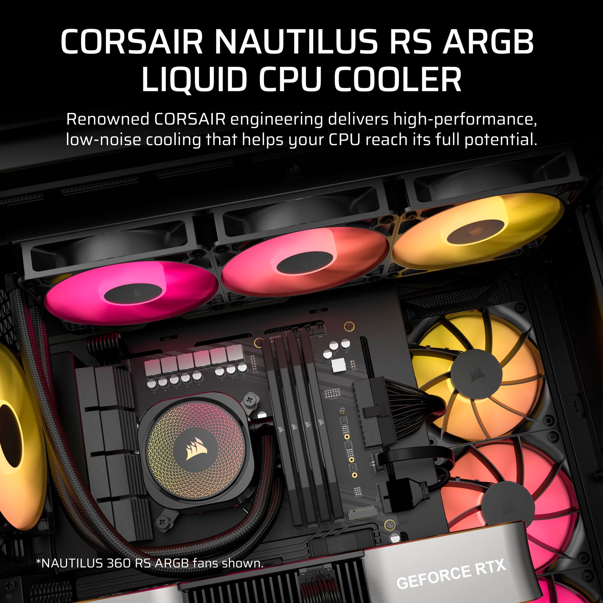 Corsair Nautilus 360 RS ARGB Liquid CPU Cooler