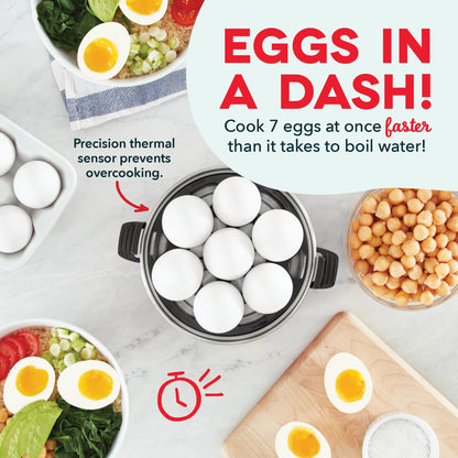 Dash Rapid Egg Cooker 6 Egg Capacity Auto Shut Off Aqua
