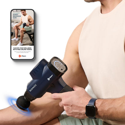 LifePro Deep Tissue Massage Gun with Multiple Heads