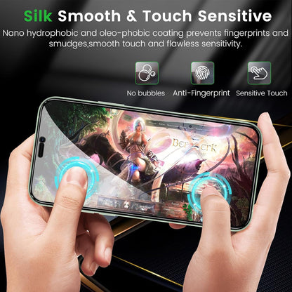 iPhone 12 Privacy Screen Protector 6.1 Inch 3 Pack With Camera Lens Protectors