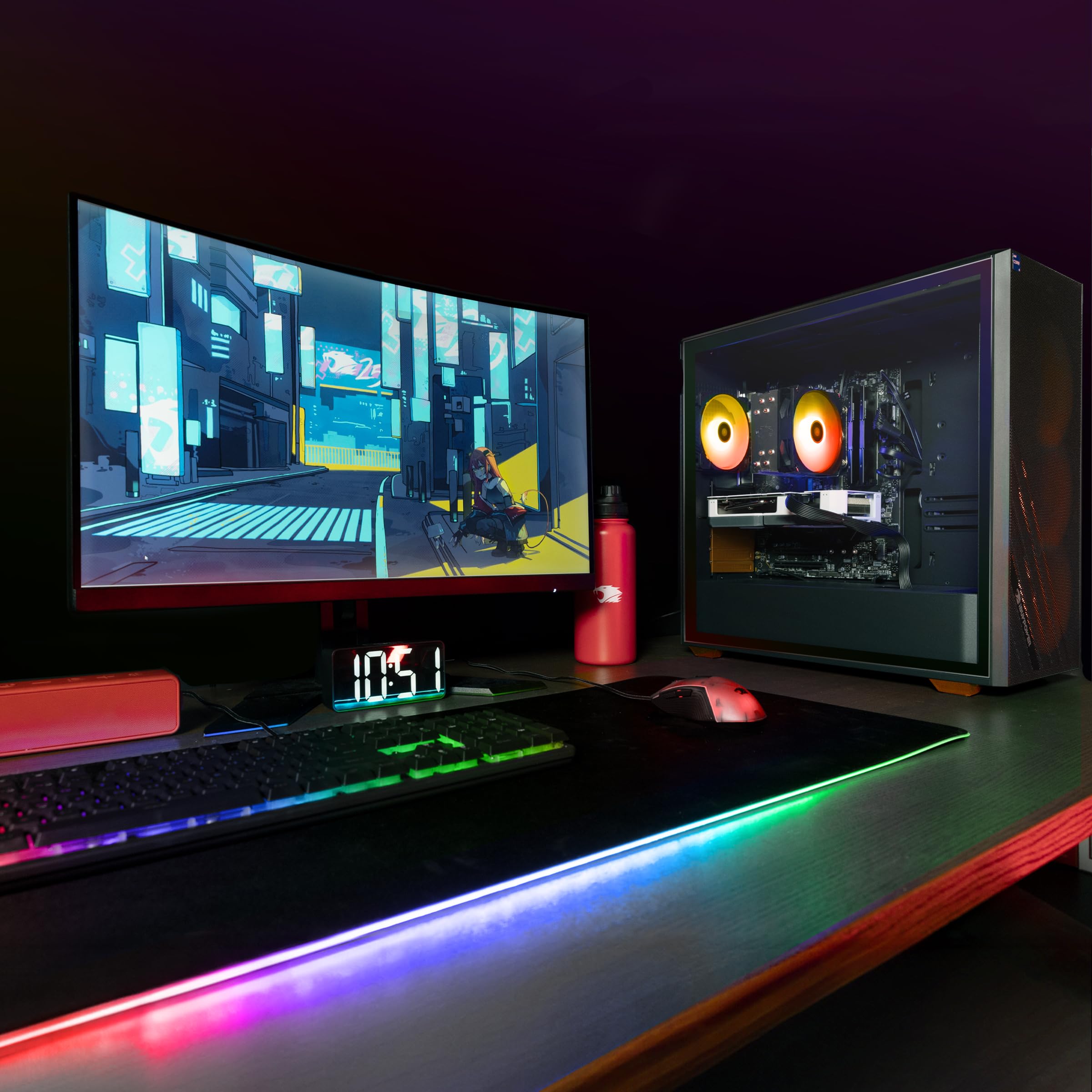 IBUYPOWER Y40 Pro Gaming PC Ryzen 9 RTX 5070Ti Desktop