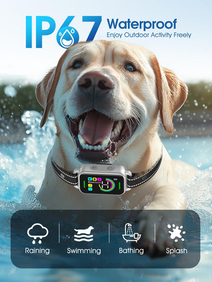 Smart Rechargeable Bark Collar for Dogs with Adjustable Sensitivity