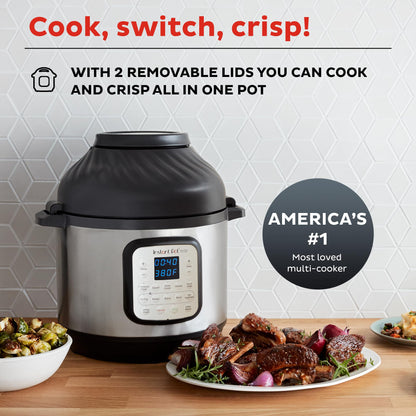 Instant Pot Duo Crisp 11 in 1 Pressure Cooker and Air Fryer