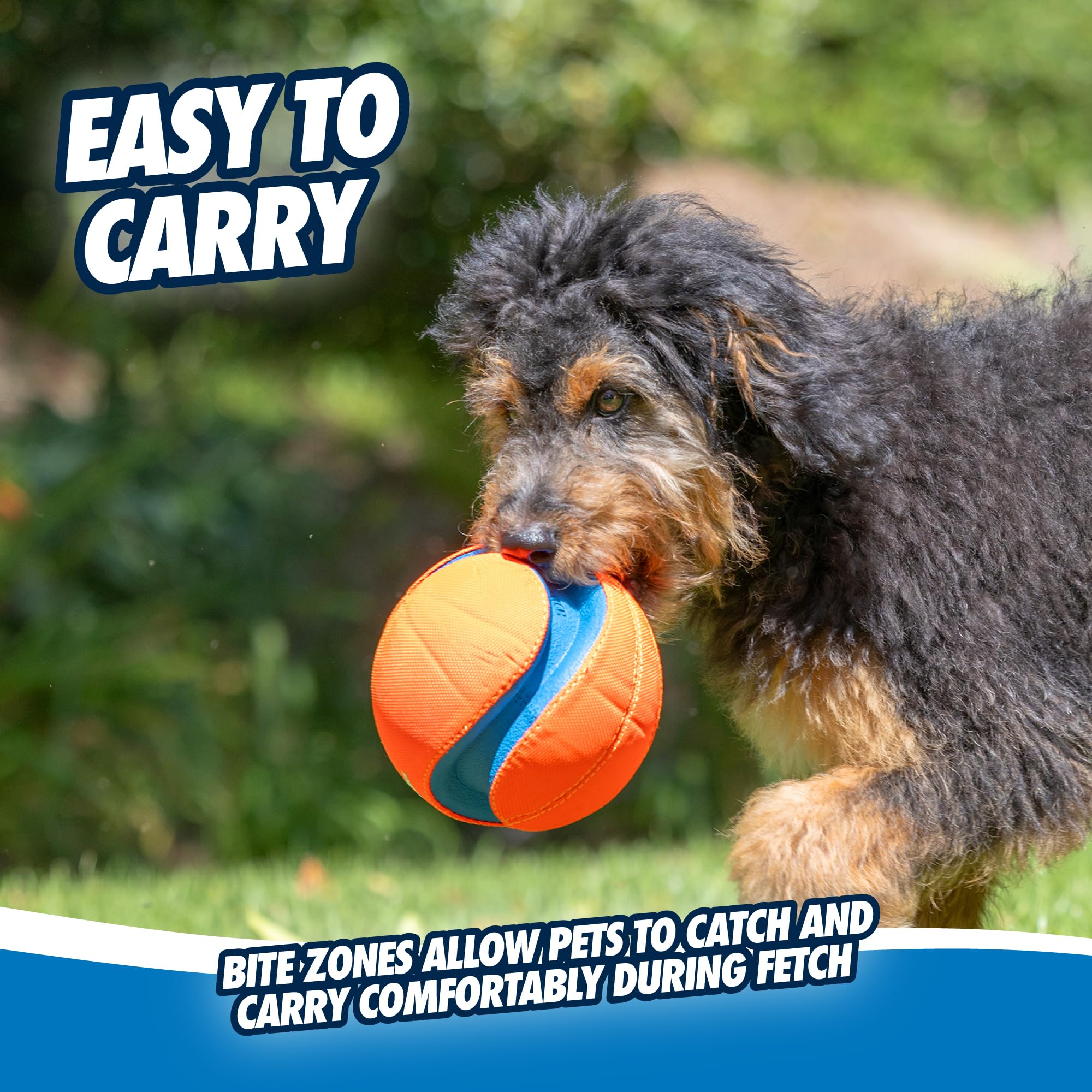 Chuckit Max Glow Kick Fetch Ball for Dogs