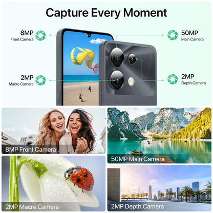 UMIDIGI G9 5G Android 14 Phone 12GB RAM 128GB ROM 50MP Camera 6.75 Inch 90Hz