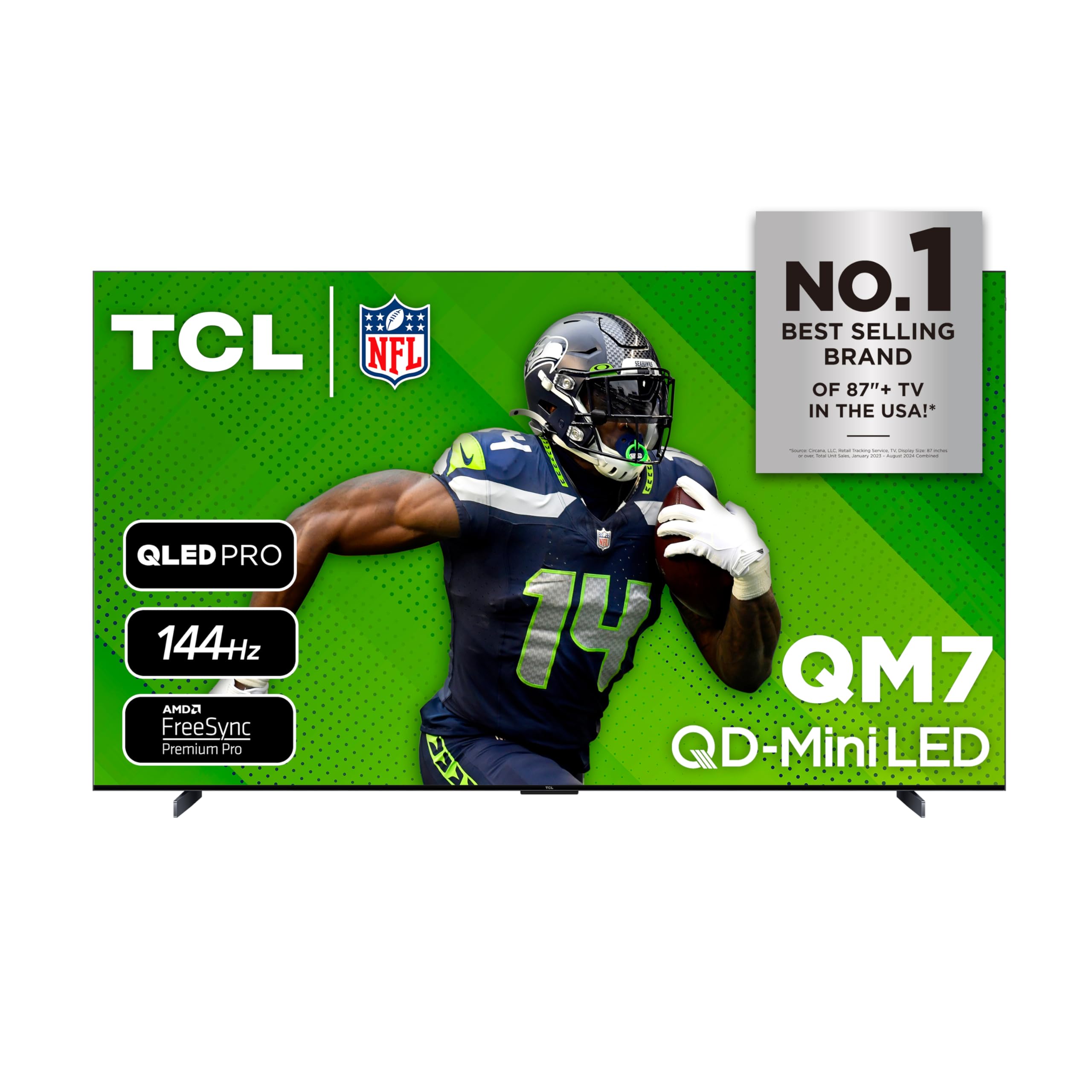 TCL 65 Inch QLED 4K Smart TV with Dolby Vision