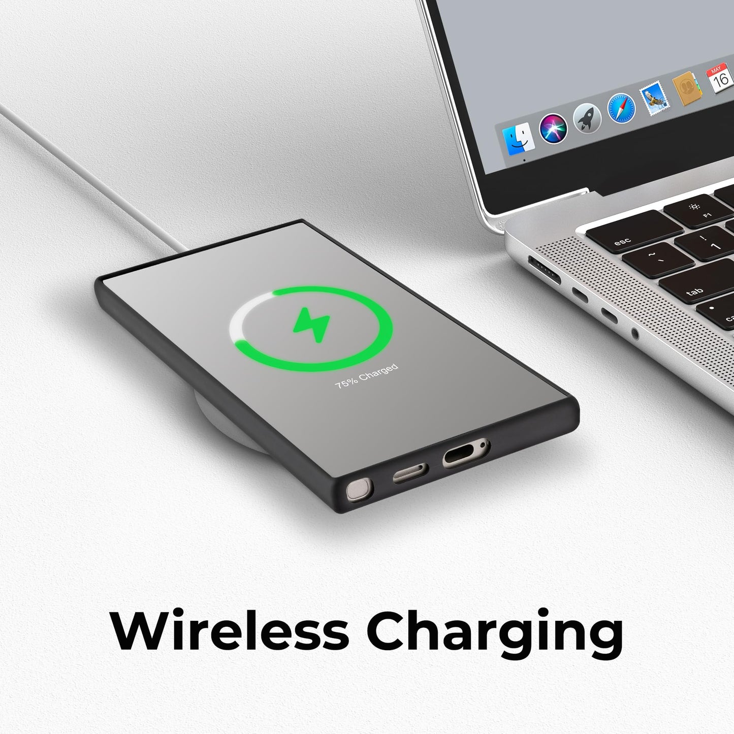 Samsung Galaxy A16 5G Case Black Line Art Floral Rose Pattern Heavy Duty PC