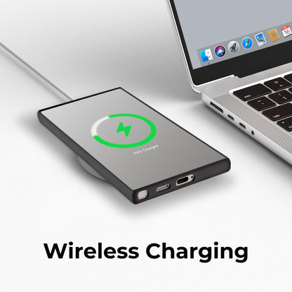 Samsung Galaxy A16 5G Case Black Line Art Floral Rose Pattern Heavy Duty PC