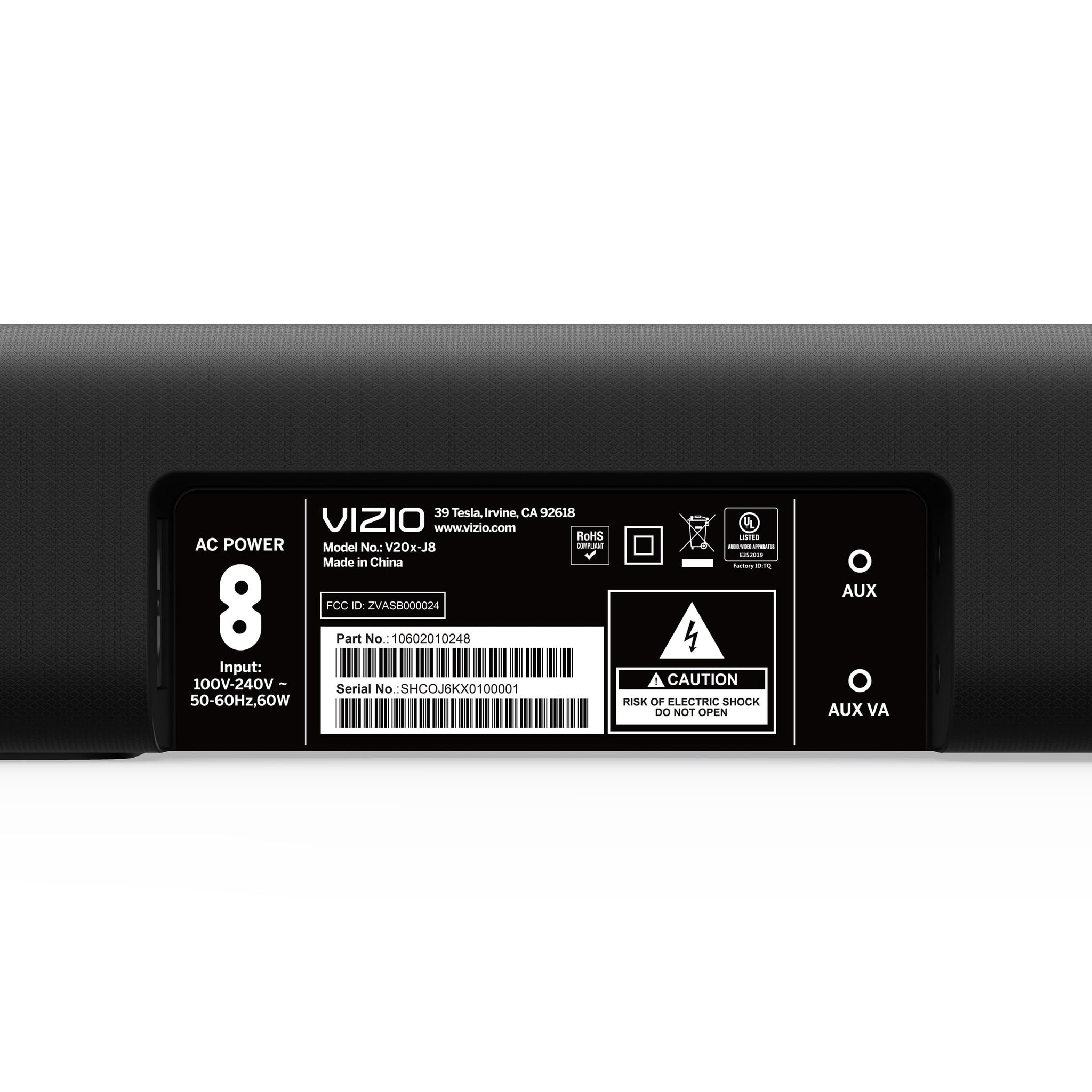 Vizio V Series Compact Sound Bar with Powerful Audio